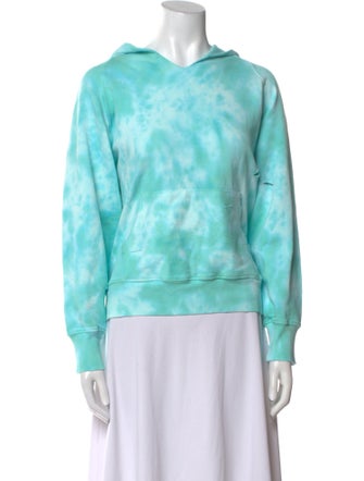 LoveShackFancy Tie-Dye Print Crew Neck Sweatshirt