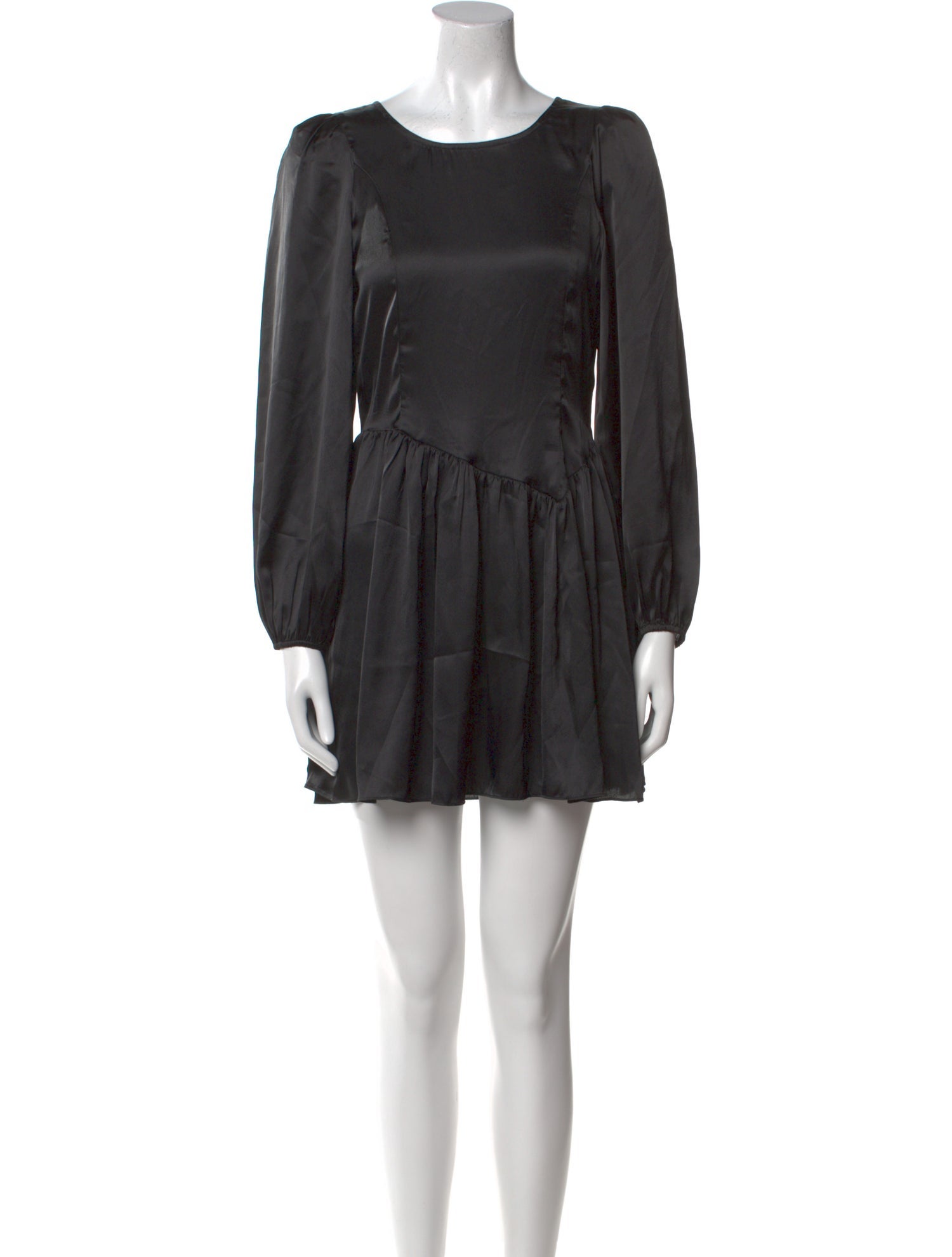 LoveShackFancy Scoop Neck Mini Dress