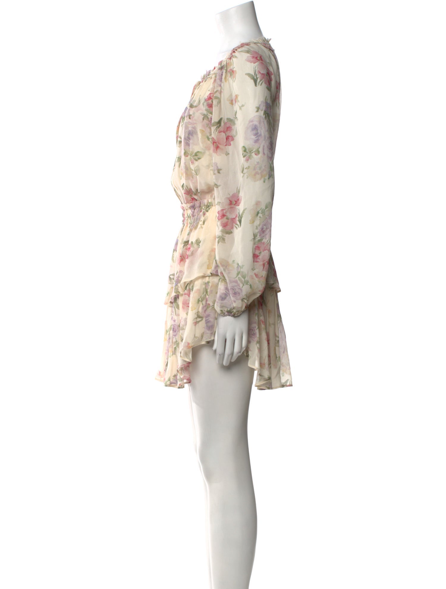 LoveShackFancy Silk Mini Dress