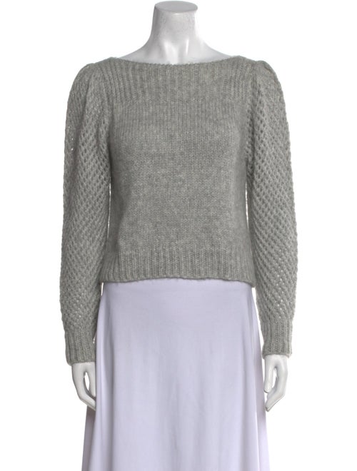 LoveShackFancy Baby Alpaca Bateau Neckline Sweater