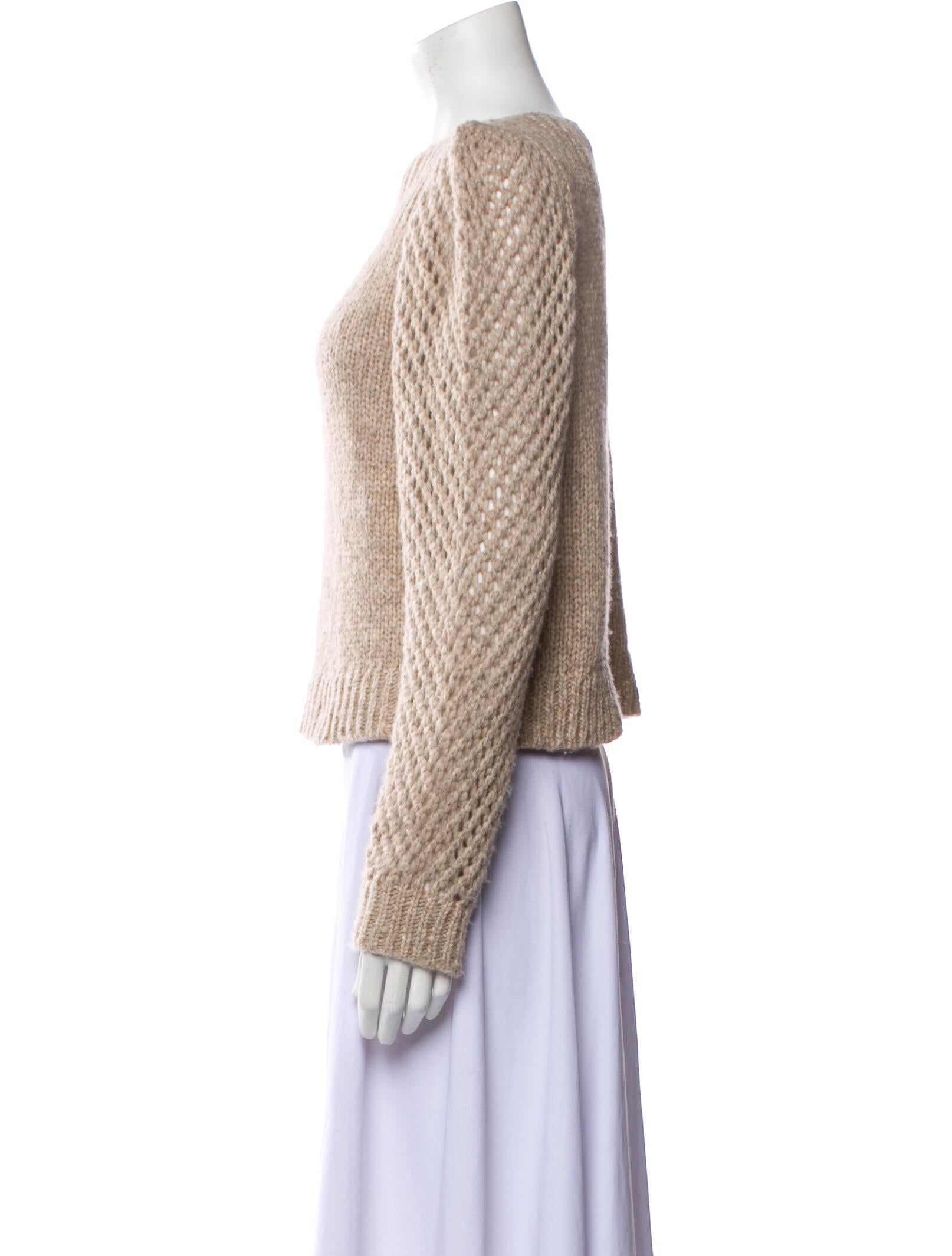 LoveShackFancy Alpaca Bateau Neckline Sweater