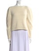 LoveShackFancy Baby Alpaca Bateau Neckline Sweater
