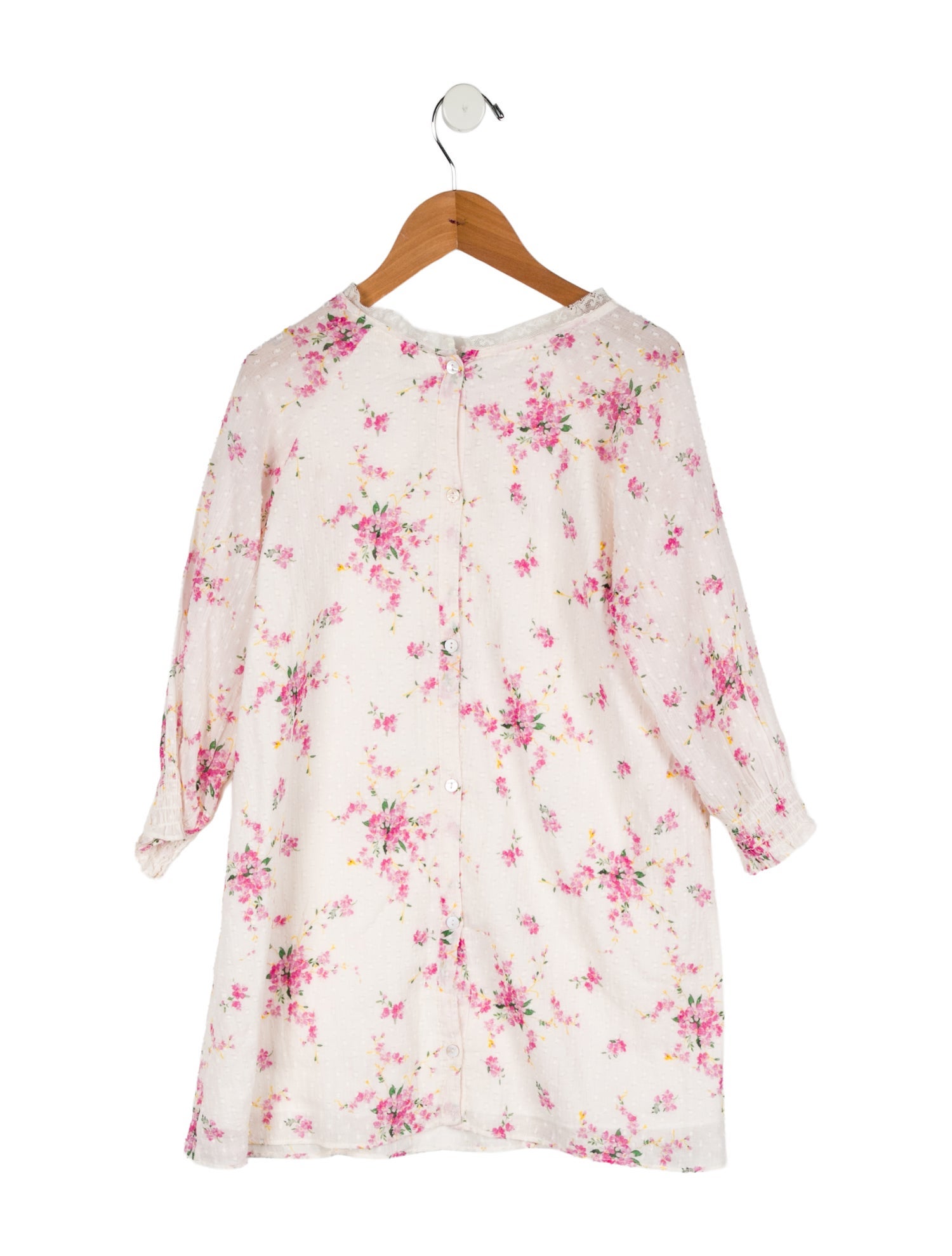 LoveShackFancy Girls' Long Sleeve Dress