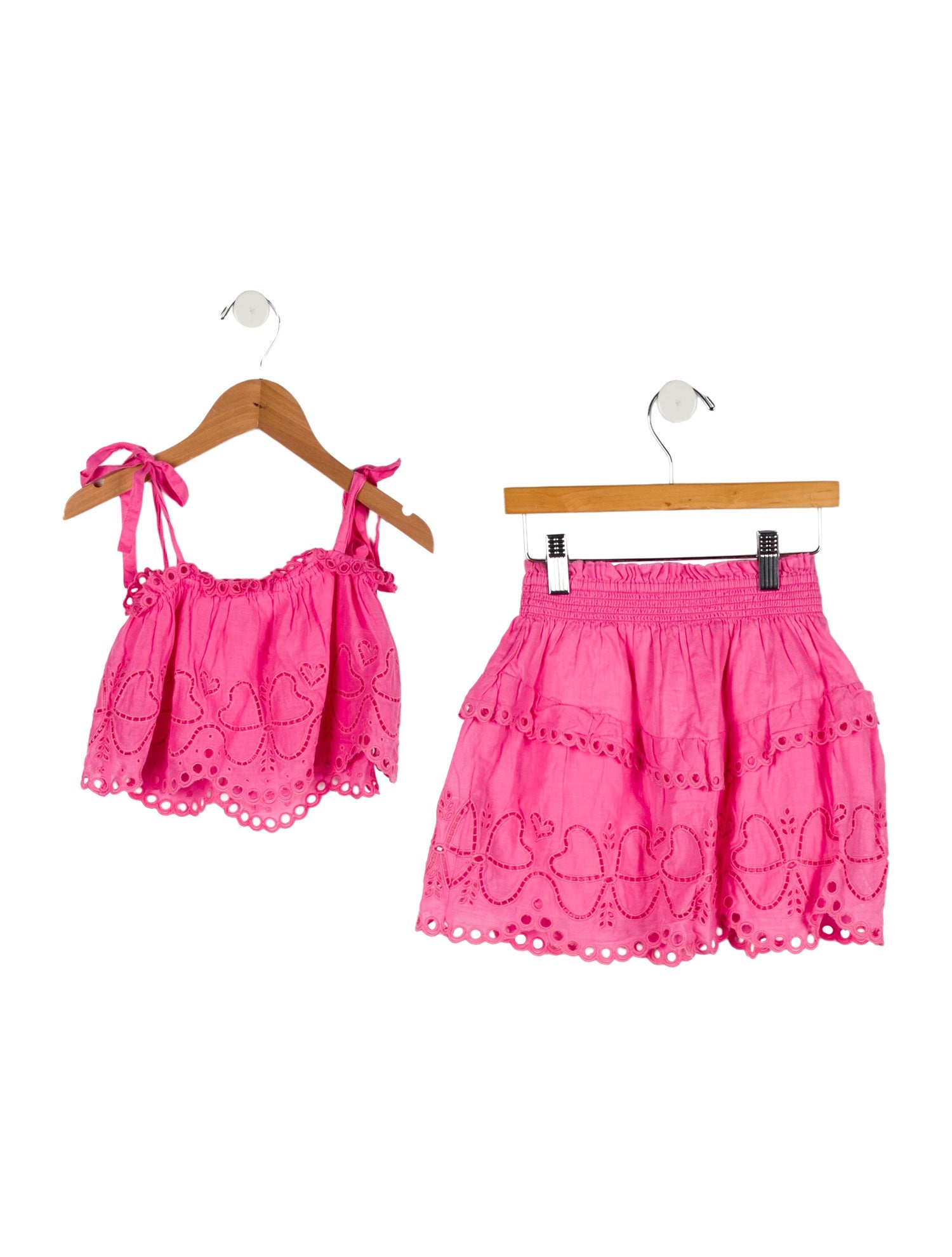 LoveShackFancy Girls' Two Piece Skirt Set