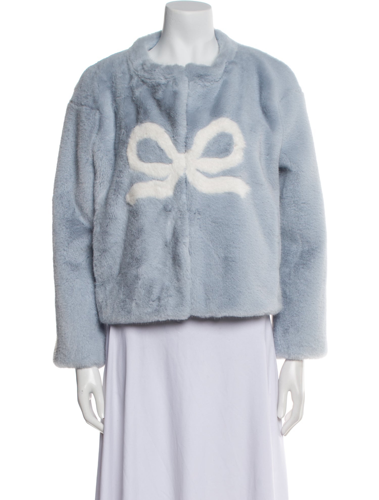 LoveShackFancy Printed Faux Fur Jacket w/ Tags