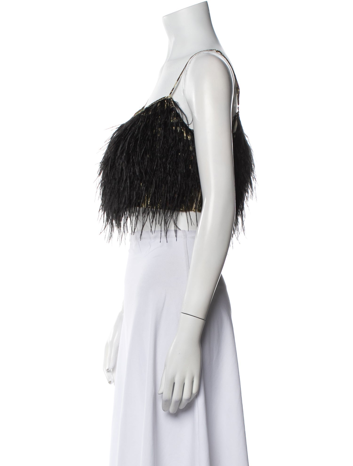 LoveShackFancy Square Neckline Sleeveless Crop Top w/ Tags