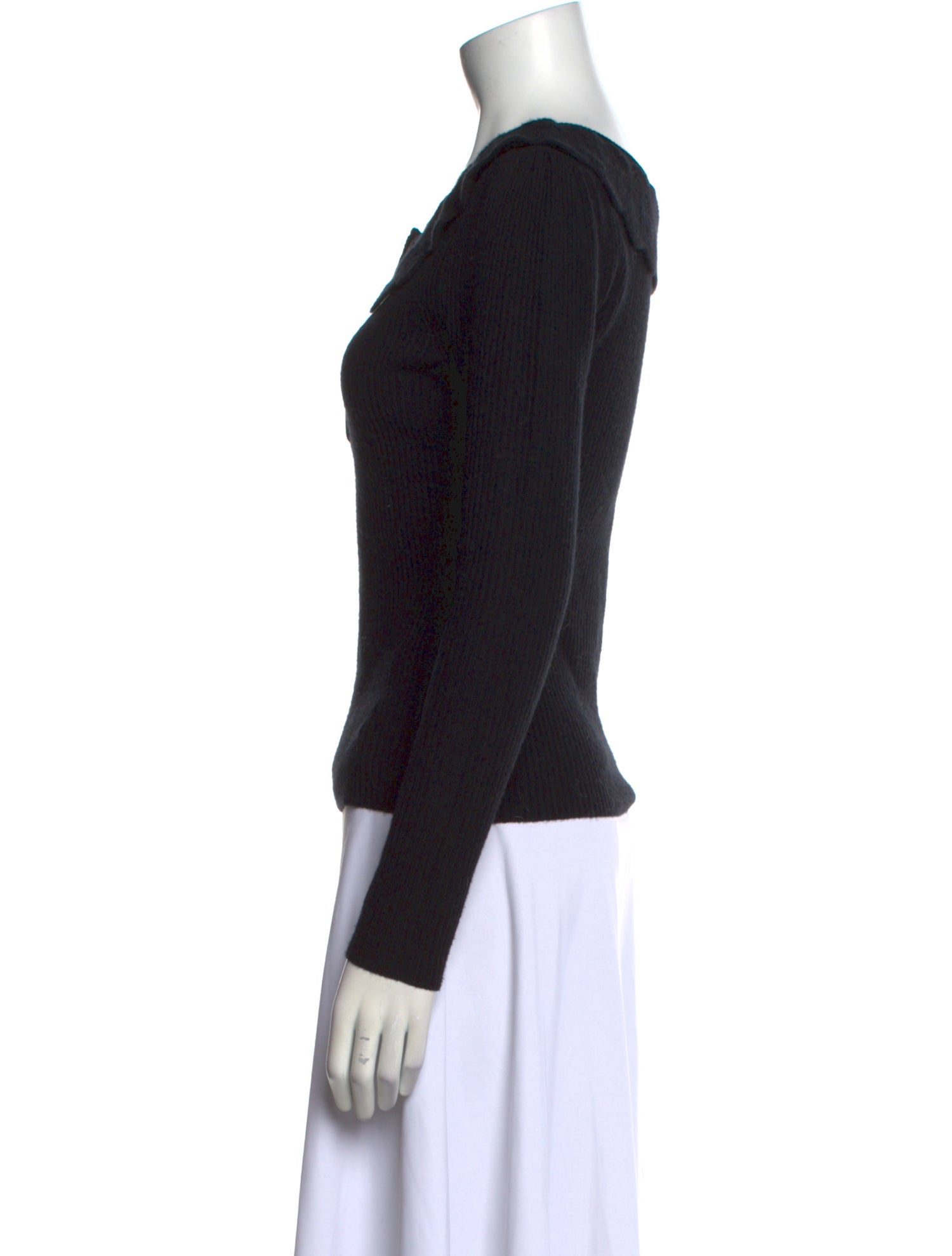 LoveShackFancy Wool Scoop Neck Top