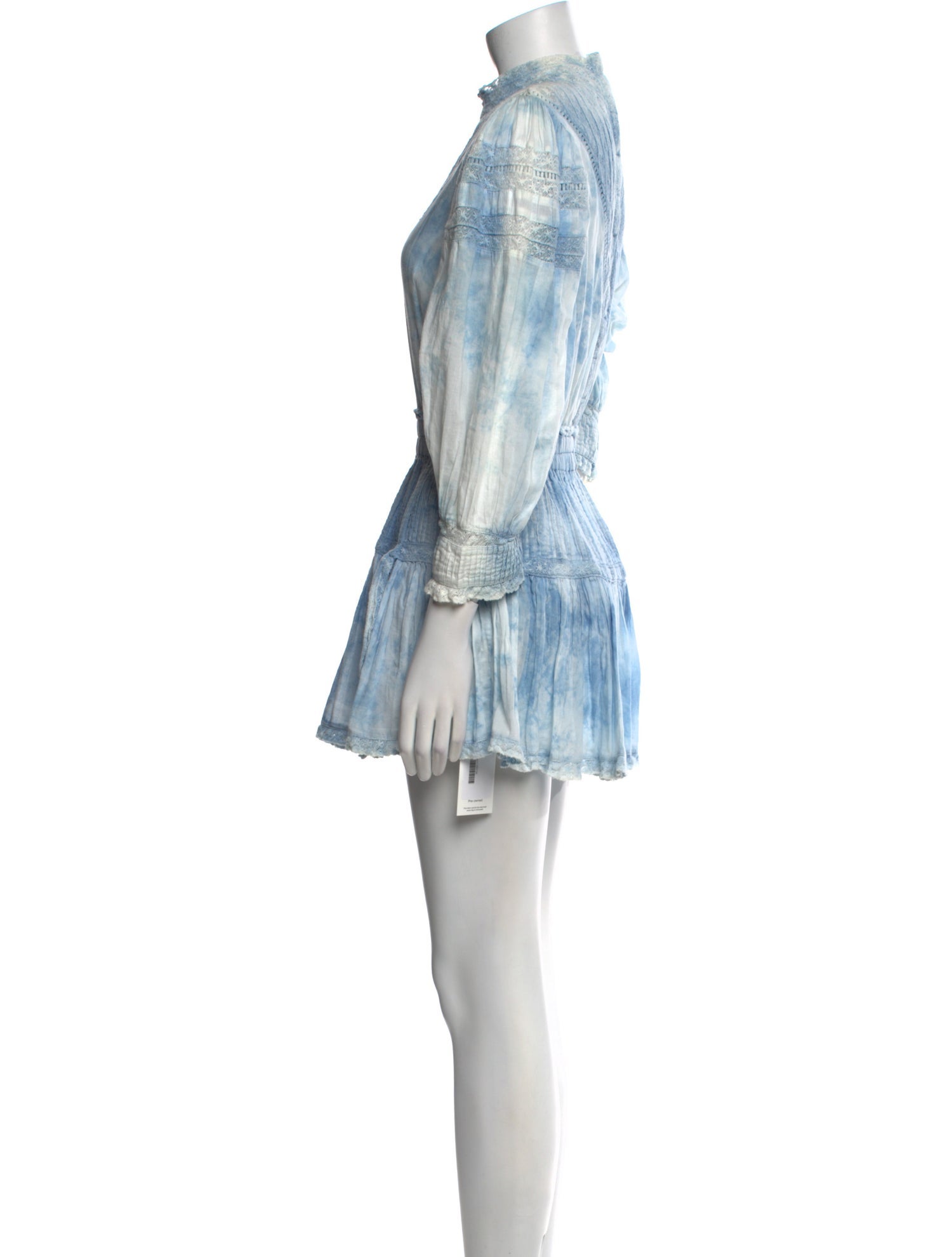 LoveShackFancy Tie-Dye Print Mini Dress