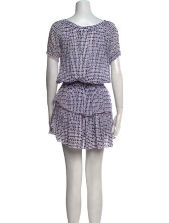 LoveShackFancy Plaid Print Mini Dress