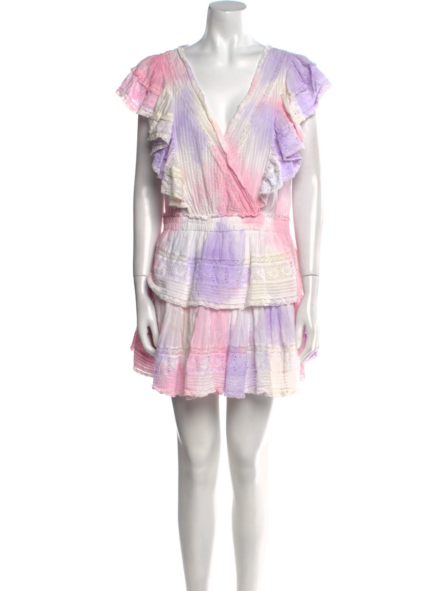 LoveShackFancy Printed Mini Dress