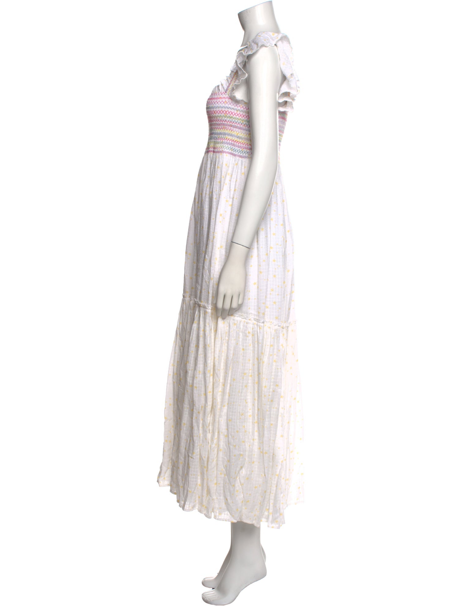 LoveShackFancy Striped Long Dress