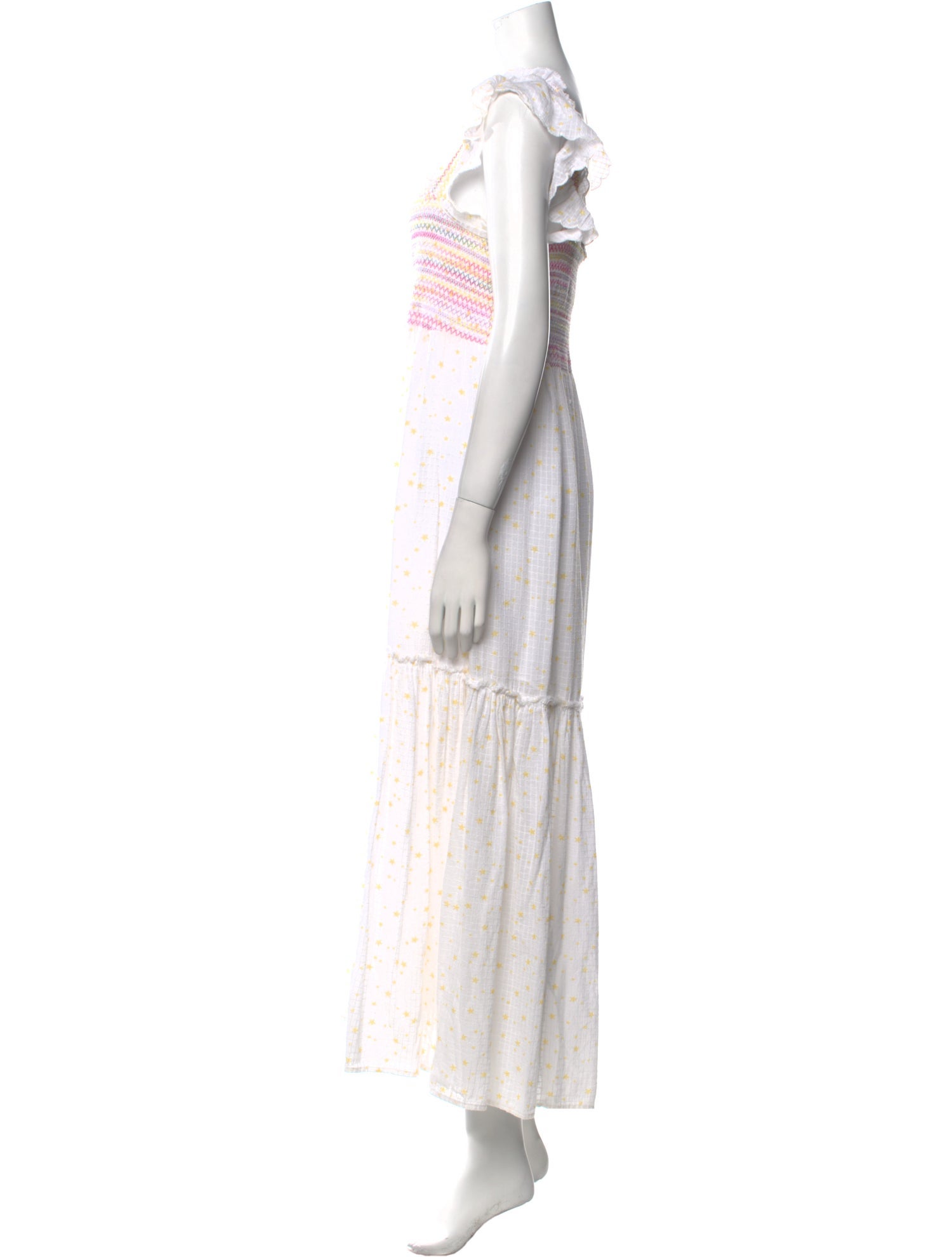 LoveShackFancy Striped Long Dress