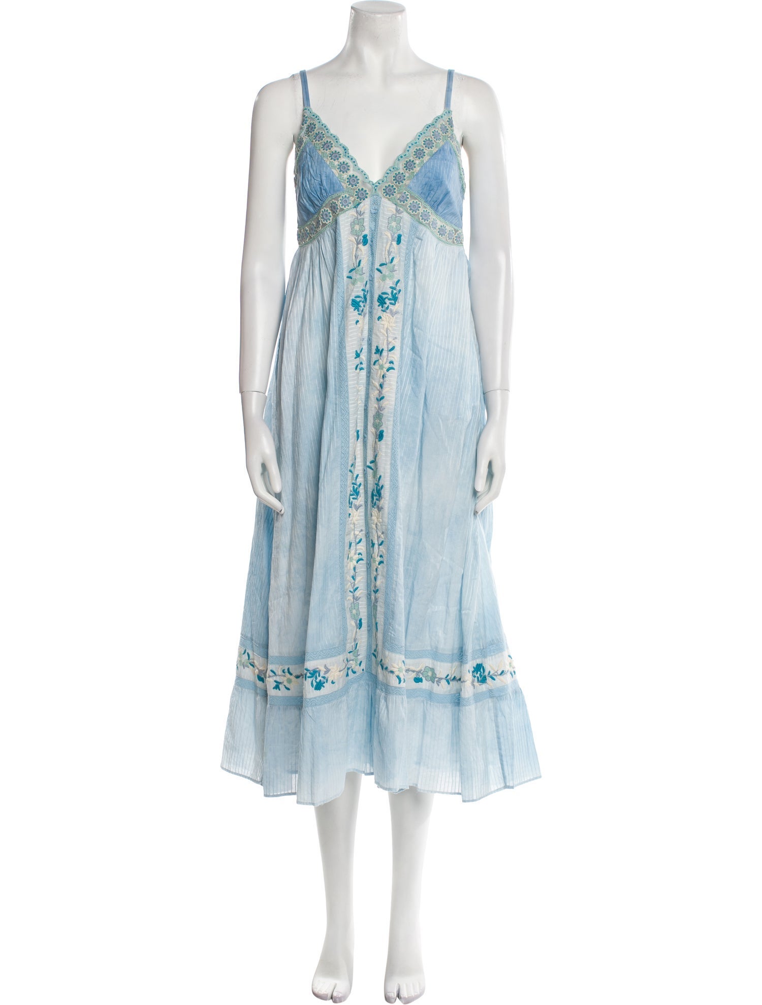 LoveShackFancy Patterned Long Dress