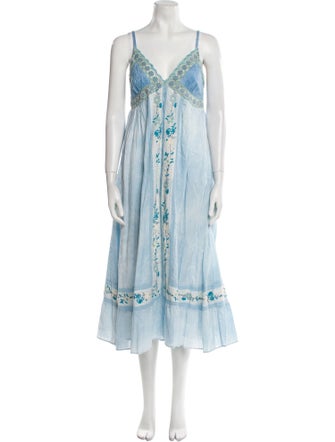 LoveShackFancy Patterned Long Dress