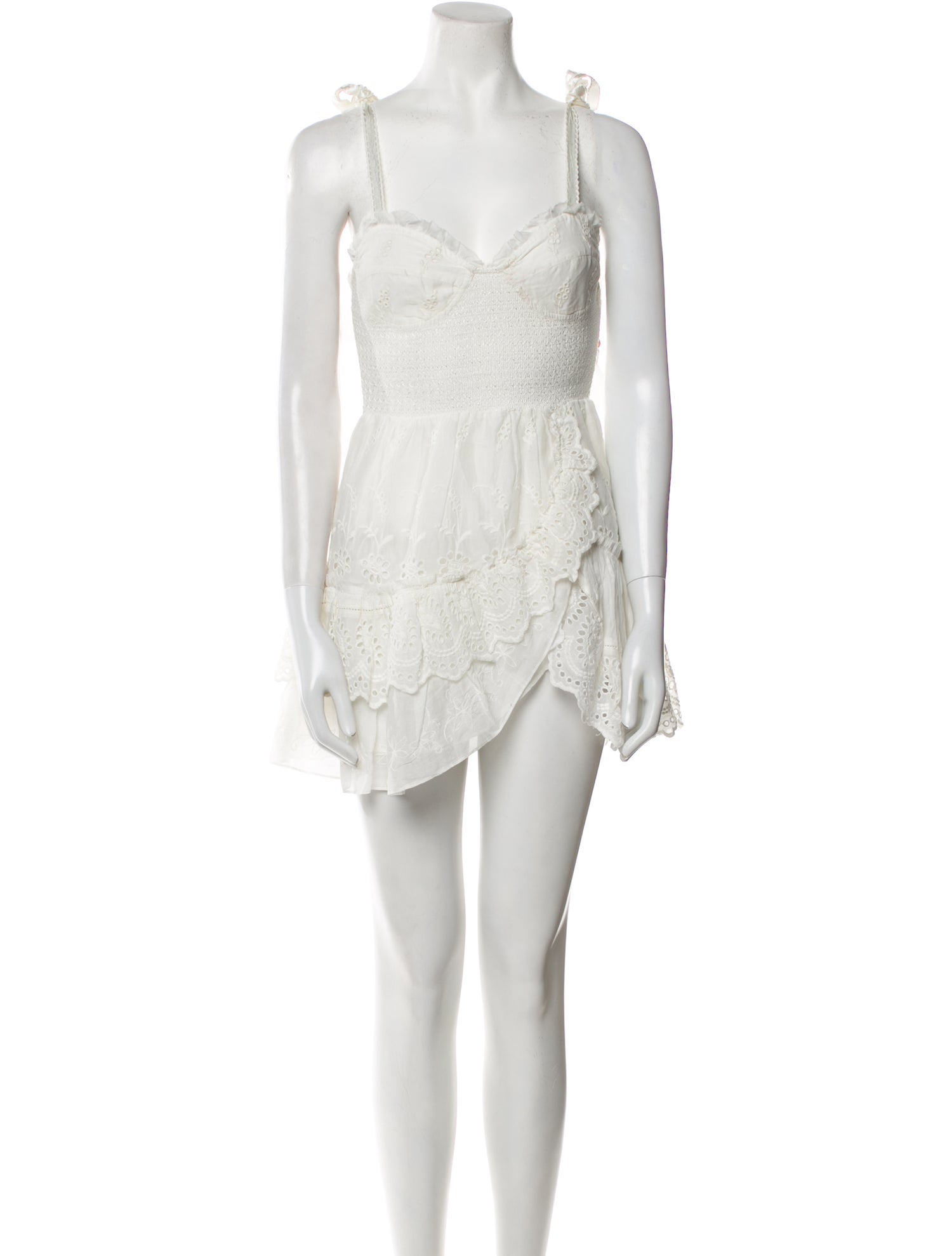 LoveShackFancy Lace Pattern Mini Dress w/ Tags