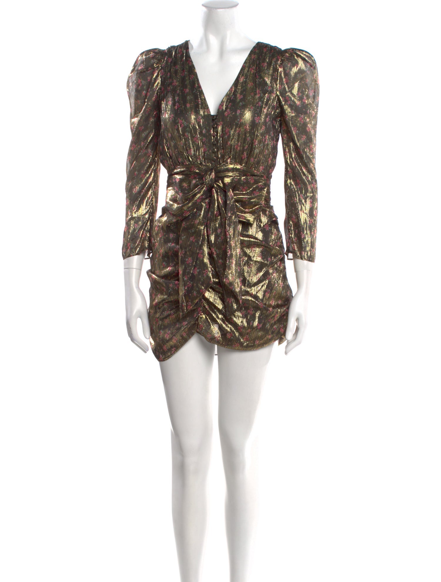 LoveShackFancy Silk Mini Dress