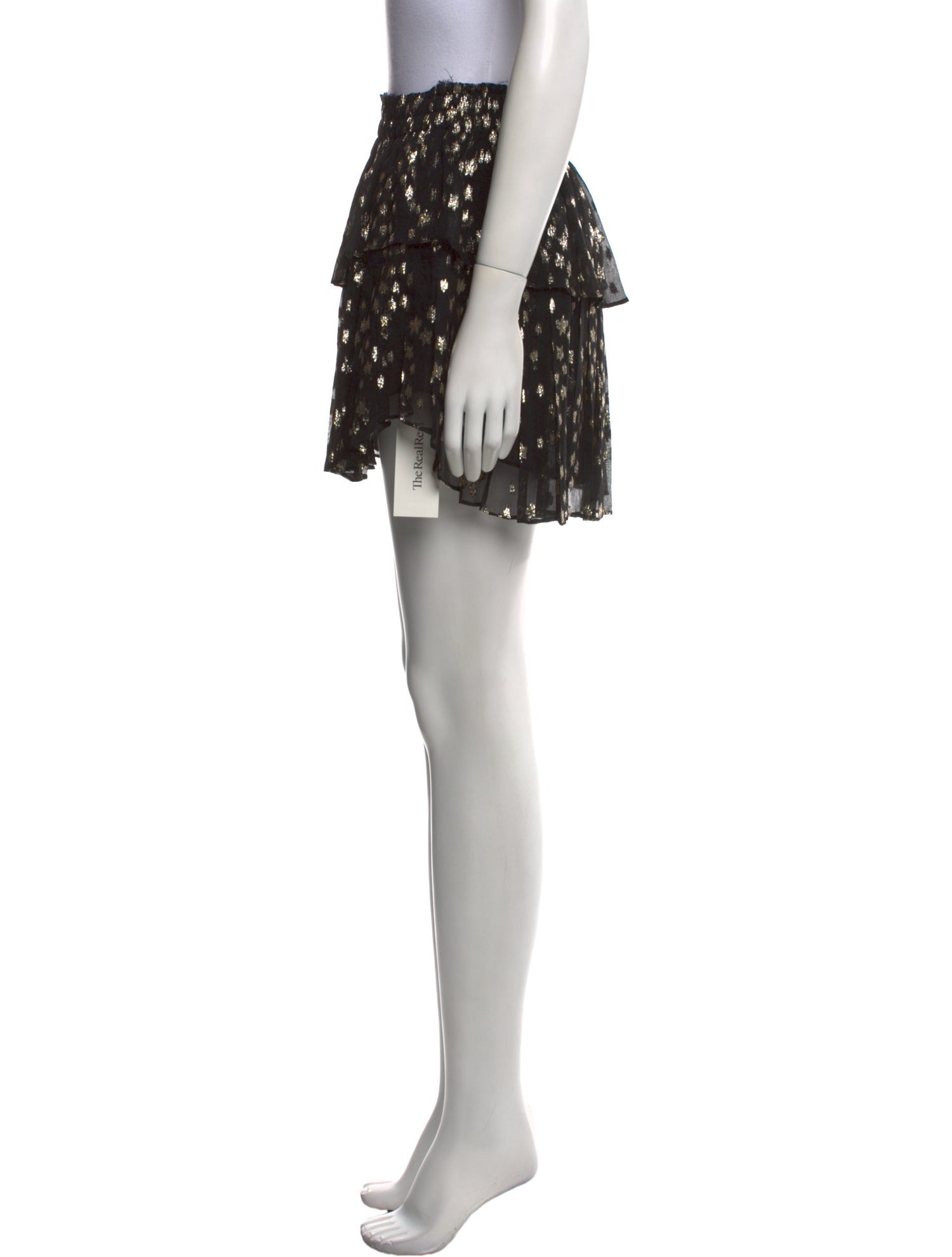 LoveShackFancy Silk Mini Skirt