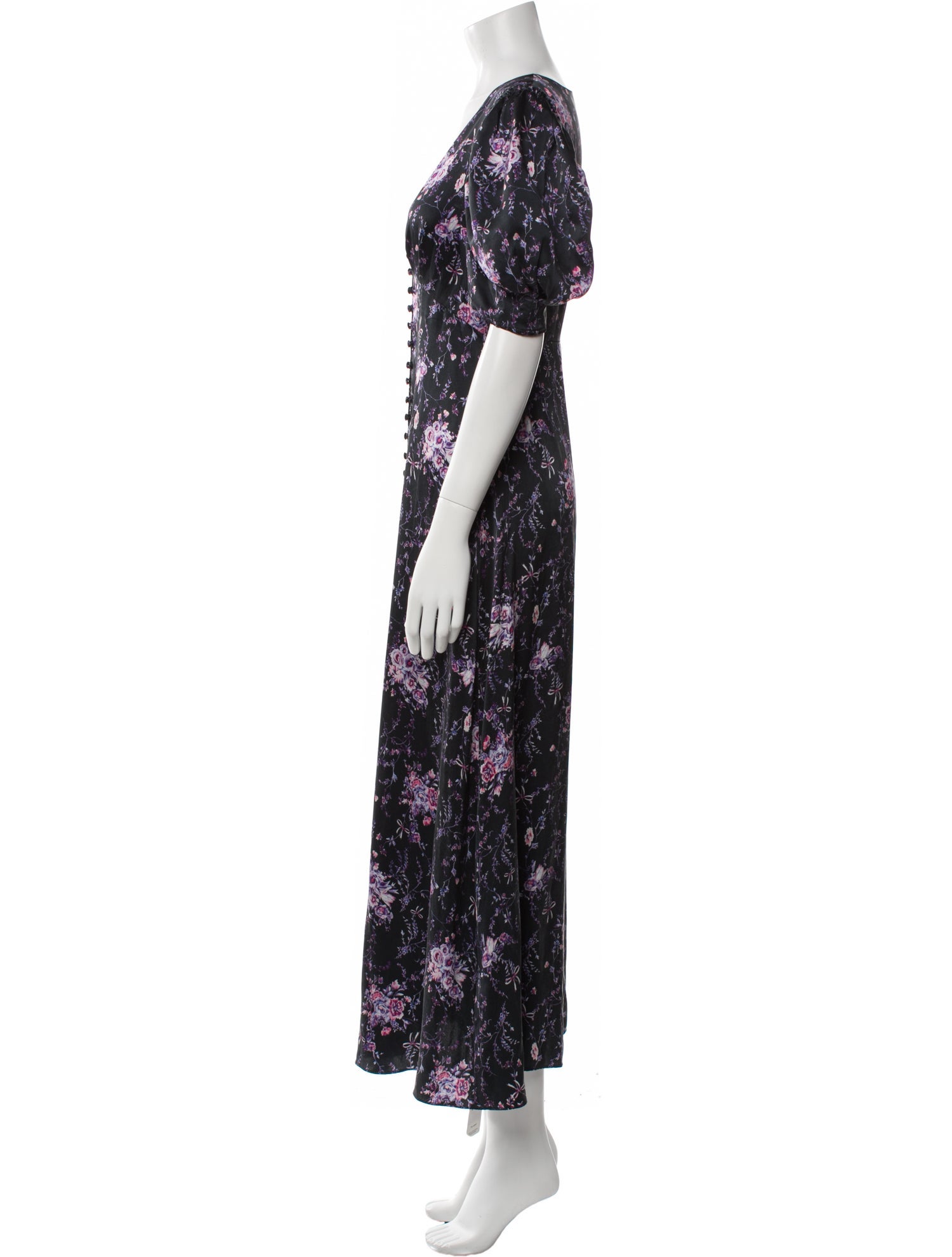 LoveShackFancy Silk Long Dress