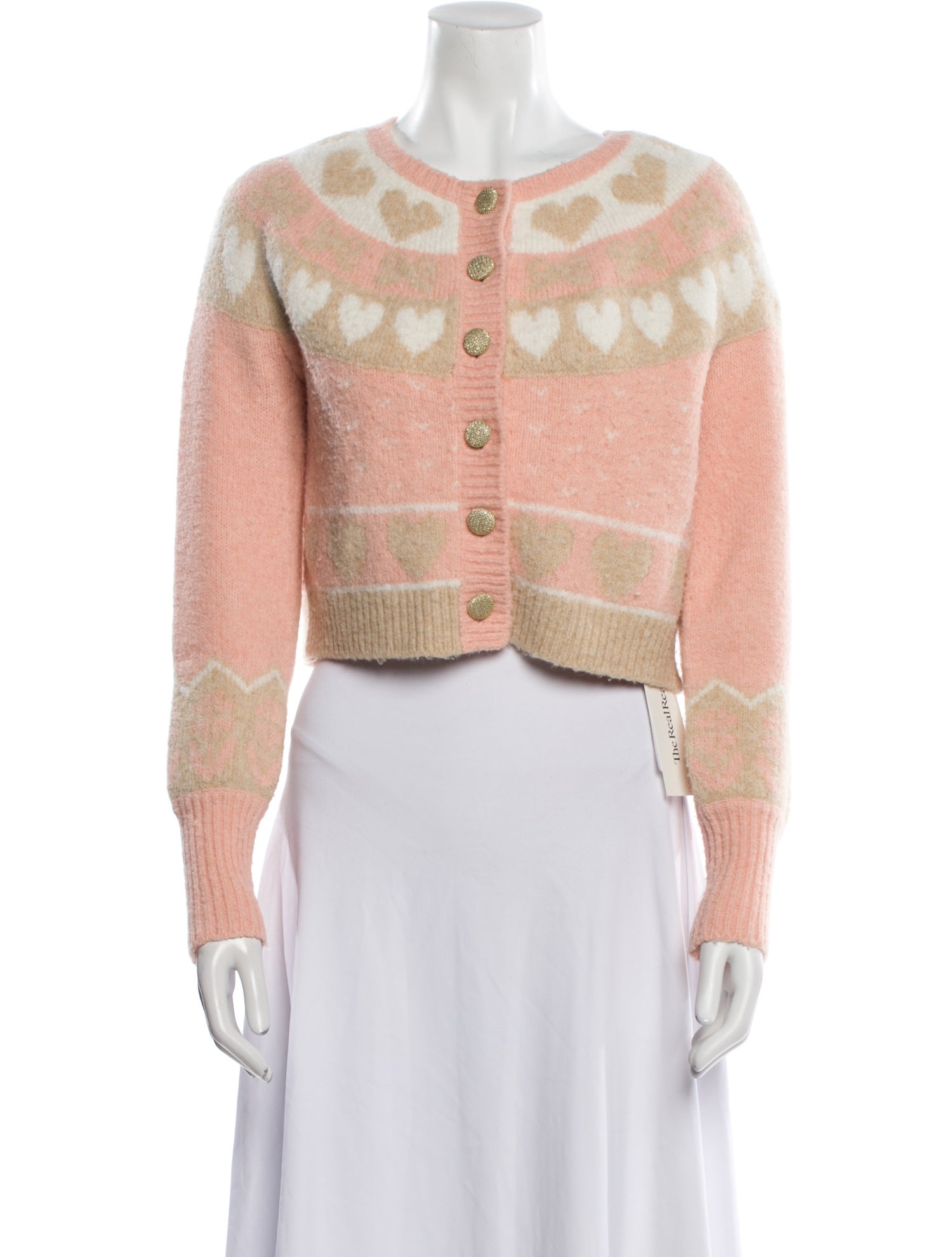 LoveShackFancy Alpaca Printed Sweater