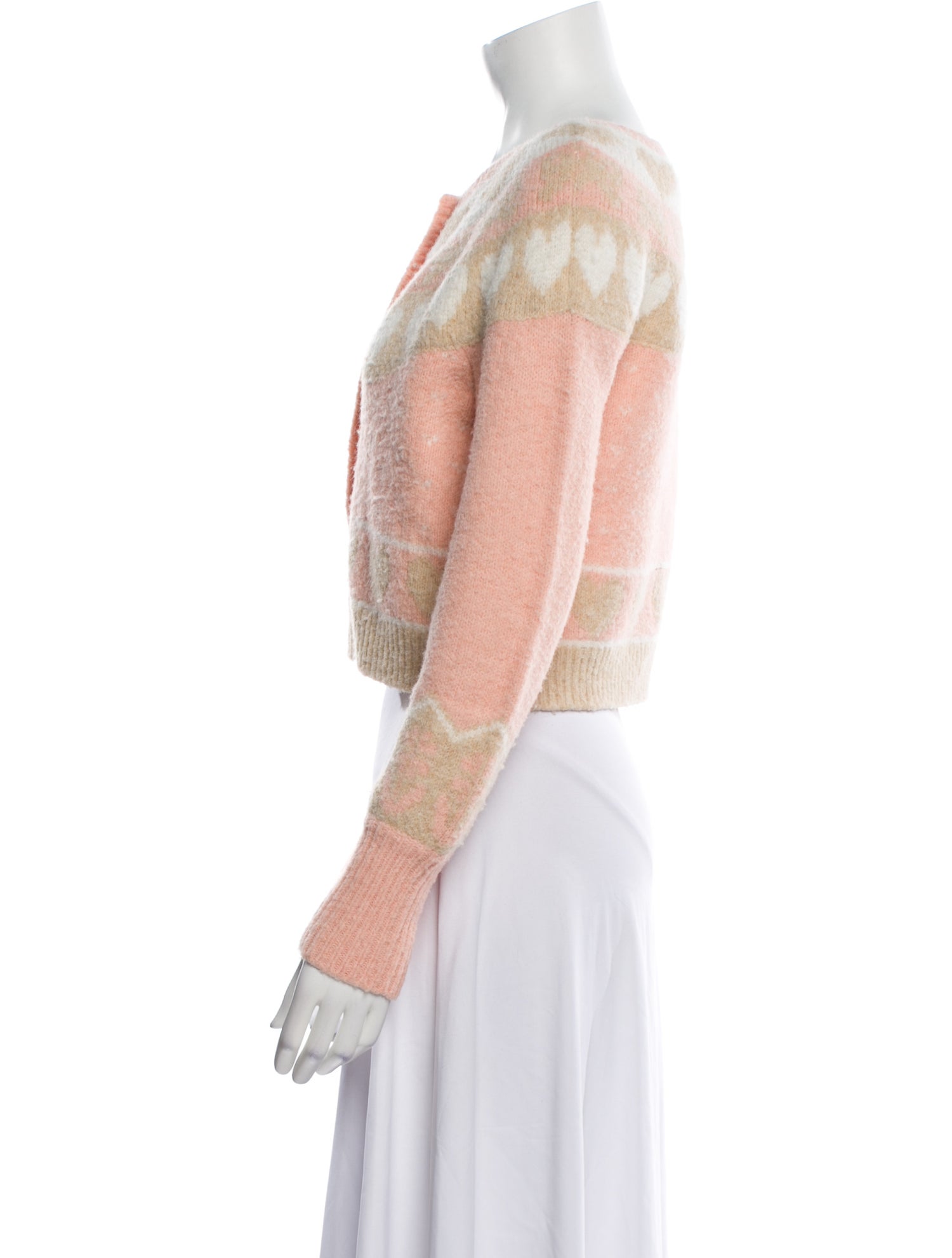 LoveShackFancy Alpaca Printed Sweater