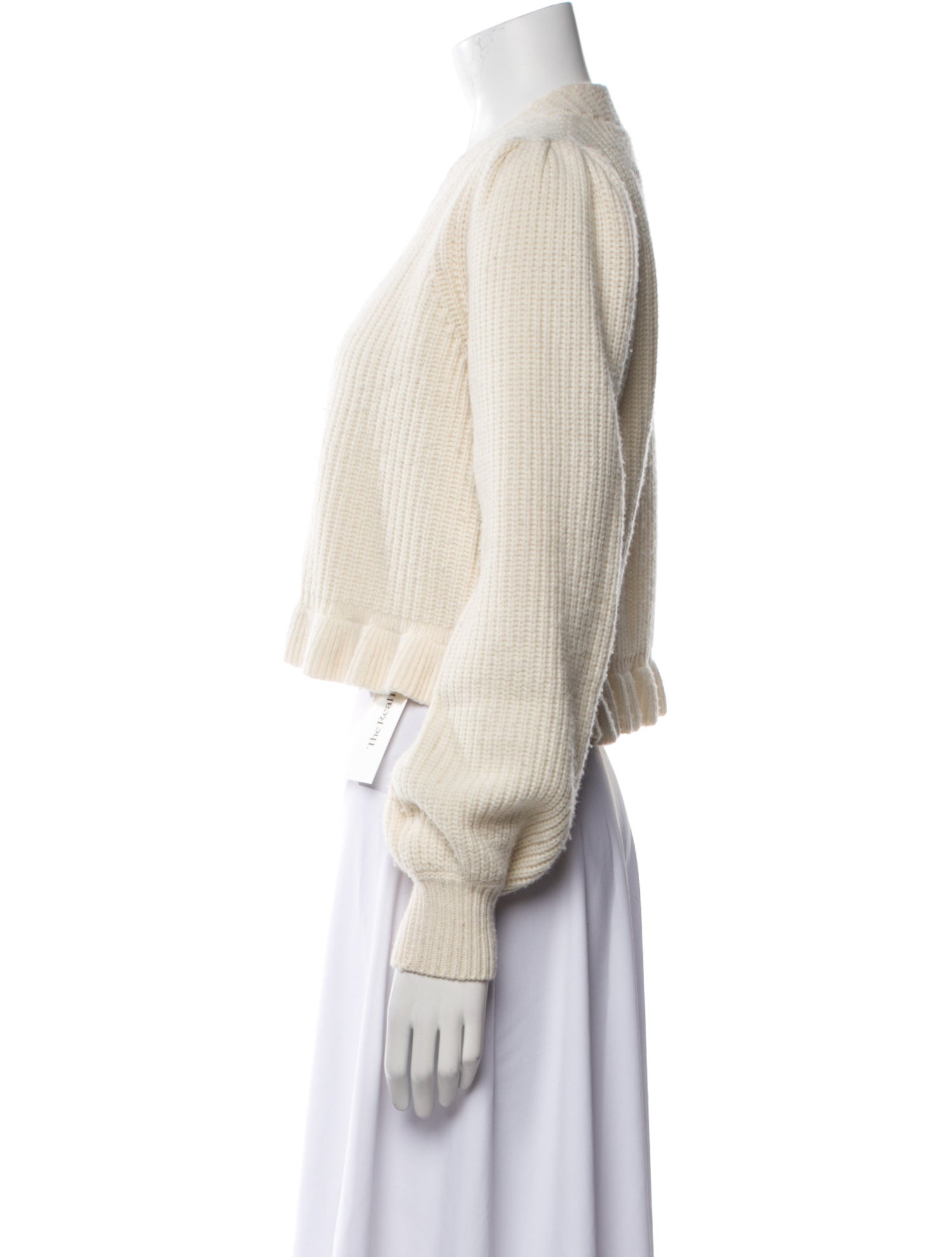 LoveShackFancy Wool V-Neck Sweater