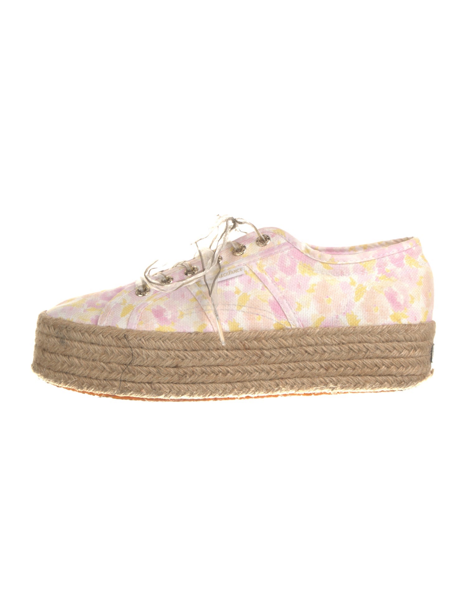 LoveShackFancy Canvas Floral Print Espadrilles