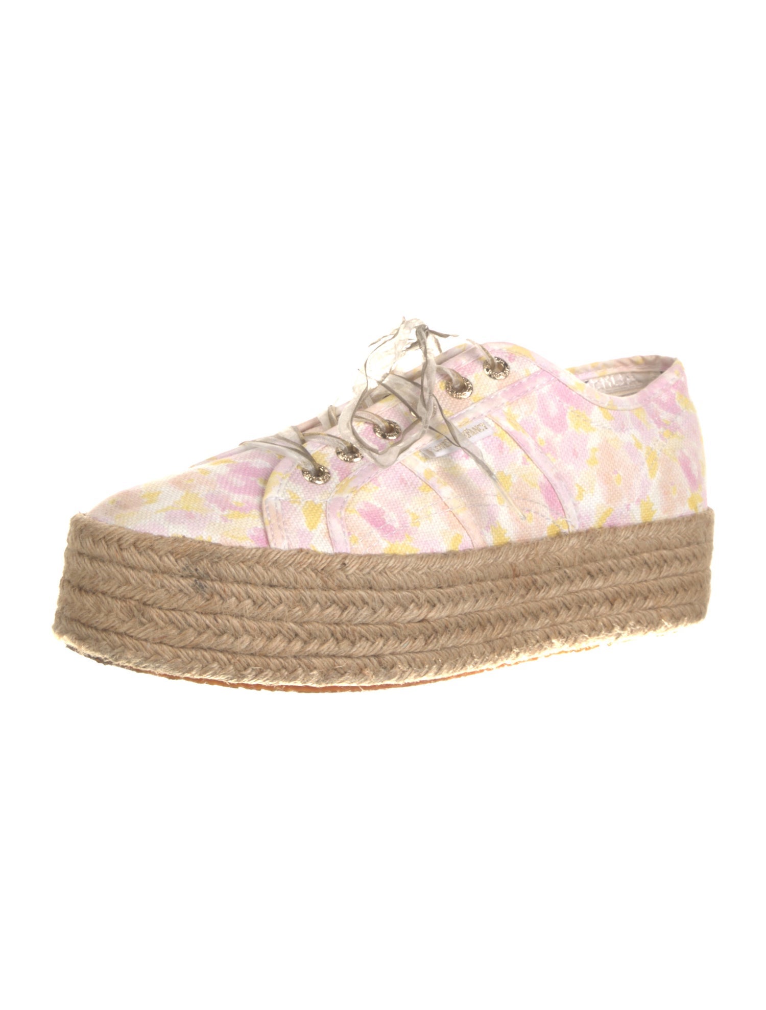 LoveShackFancy Canvas Floral Print Espadrilles