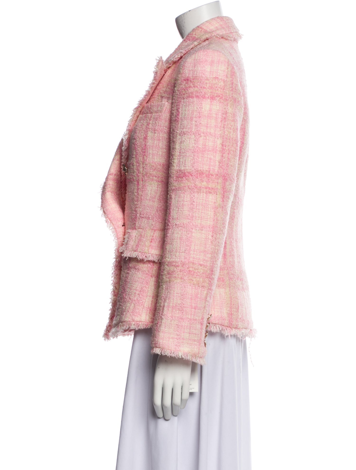 LoveShackFancy Plaid Print Blazer