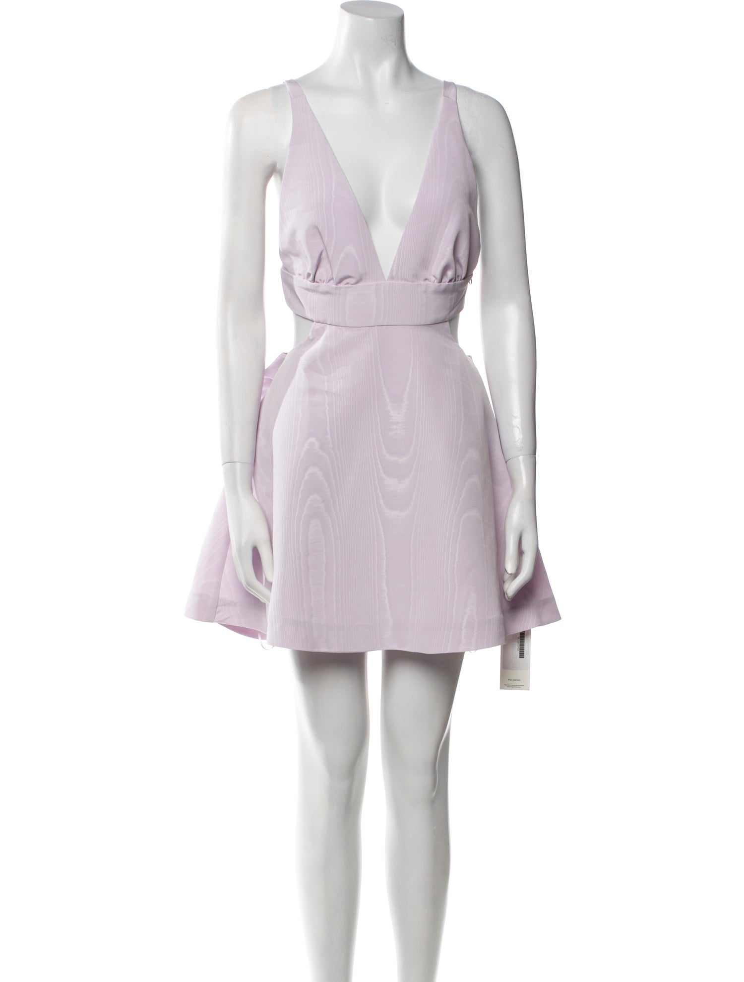 LoveShackFancy V-Neck Mini Dress