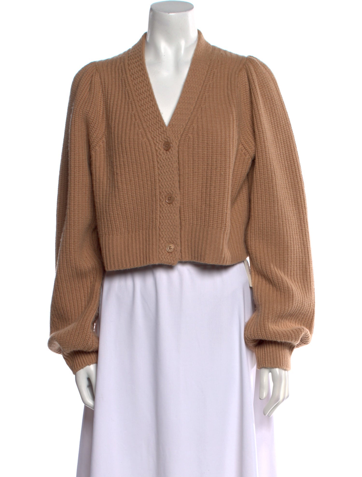 LoveShackFancy Wool V-Neck Sweater