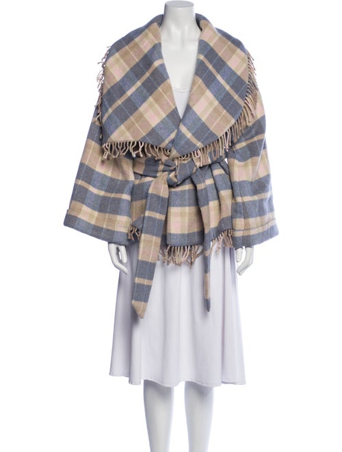 LoveShackFancy Plaid Print Jacket