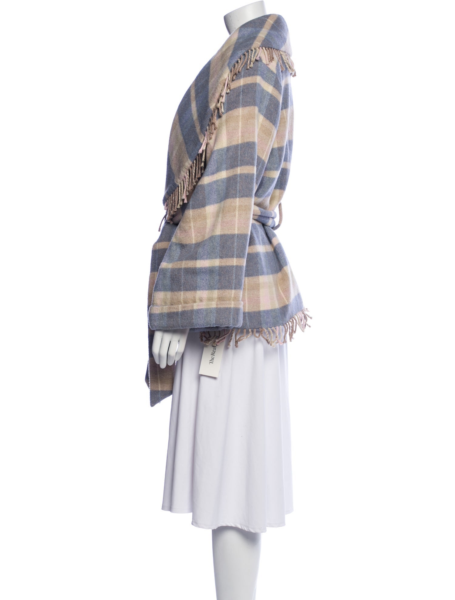 LoveShackFancy Plaid Print Jacket