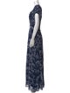 LoveShackFancy Floral Print Long Dress