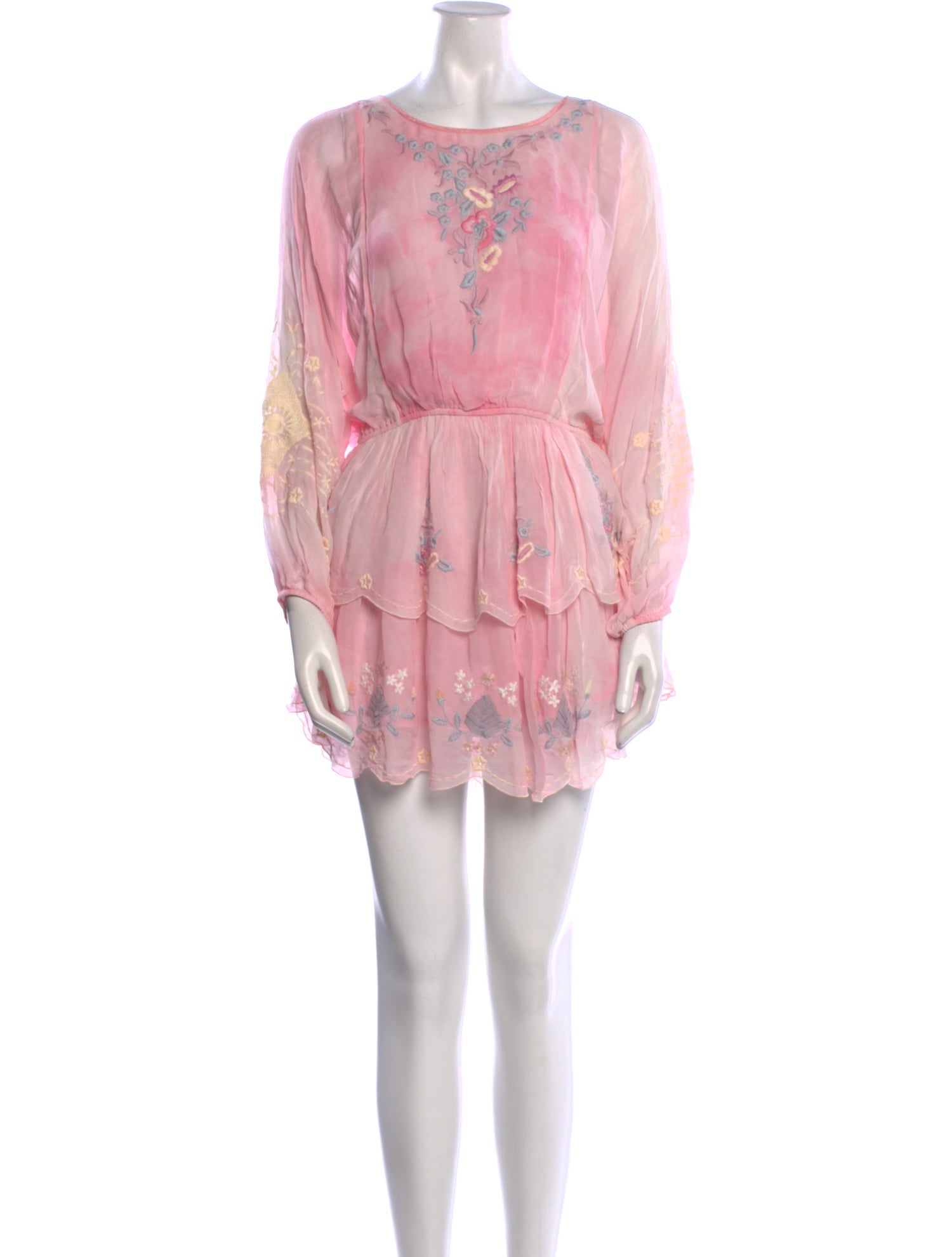 LoveShackFancy Printed Mini Dress