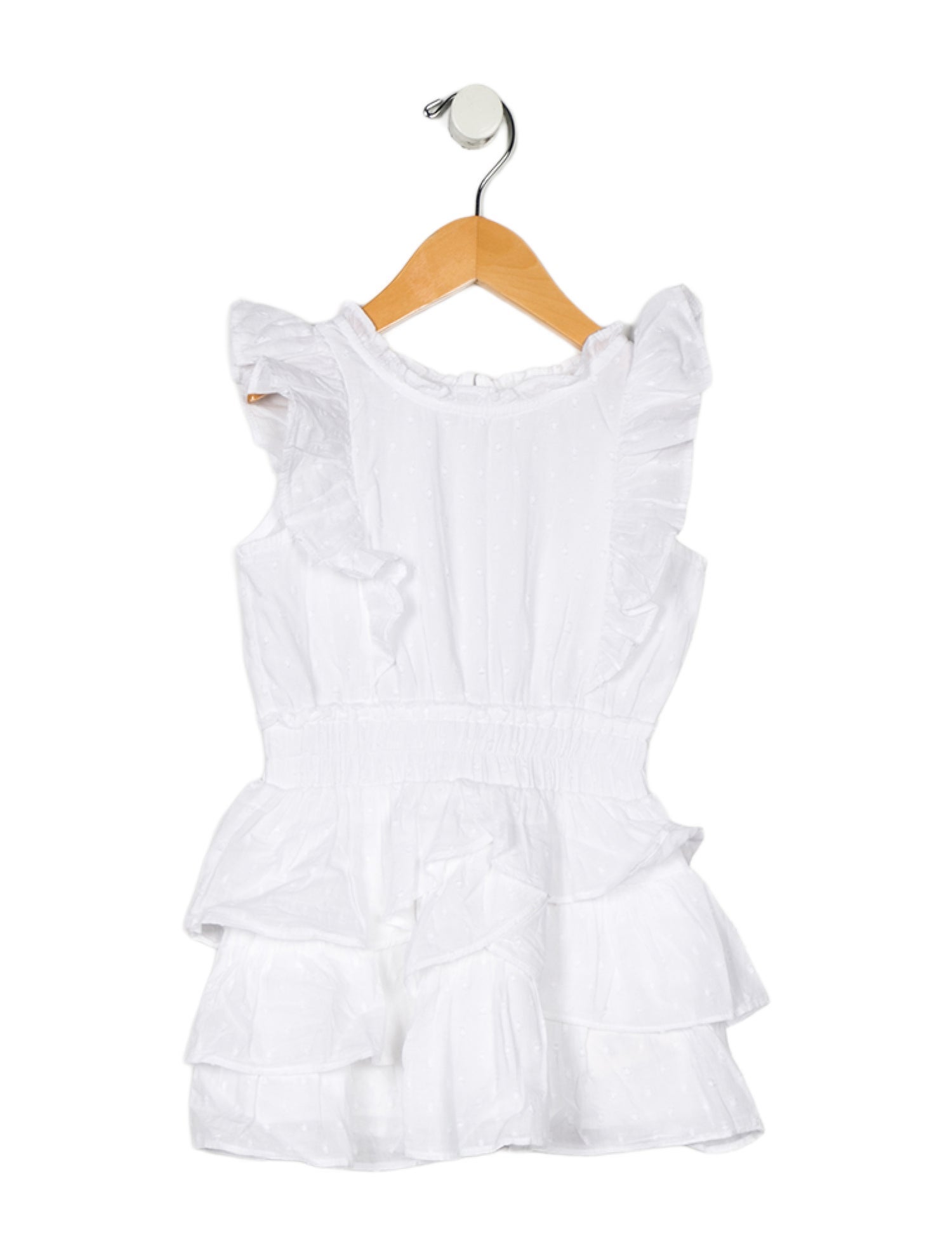 LoveShackFancy toddler girls' white dress