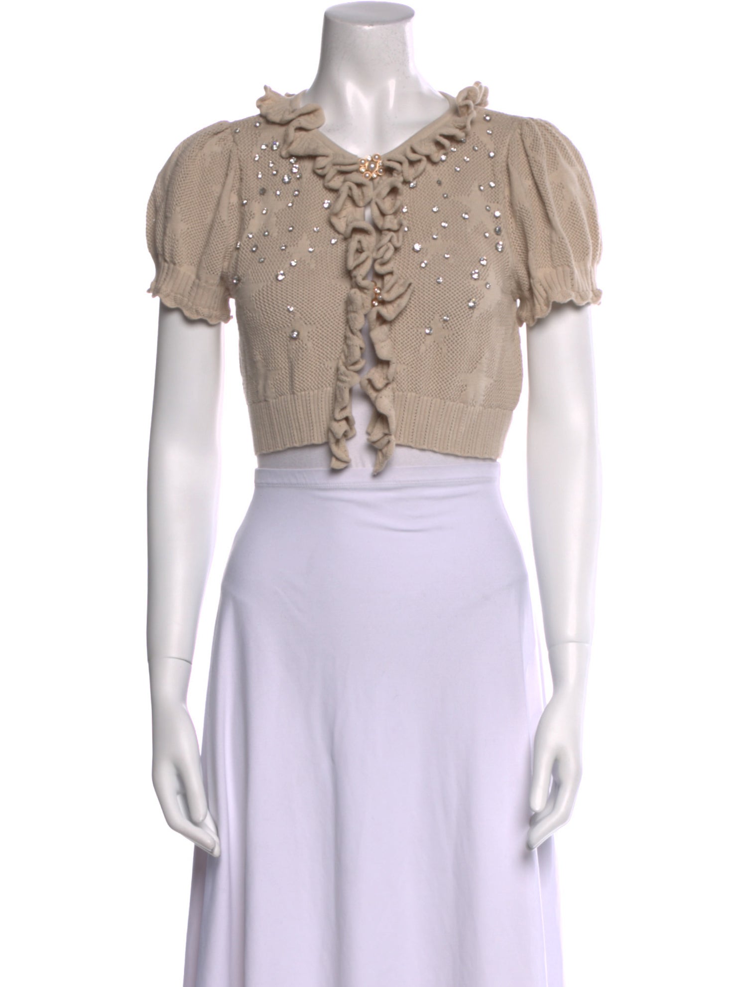 LoveShackFancy Crew Neck Sweater