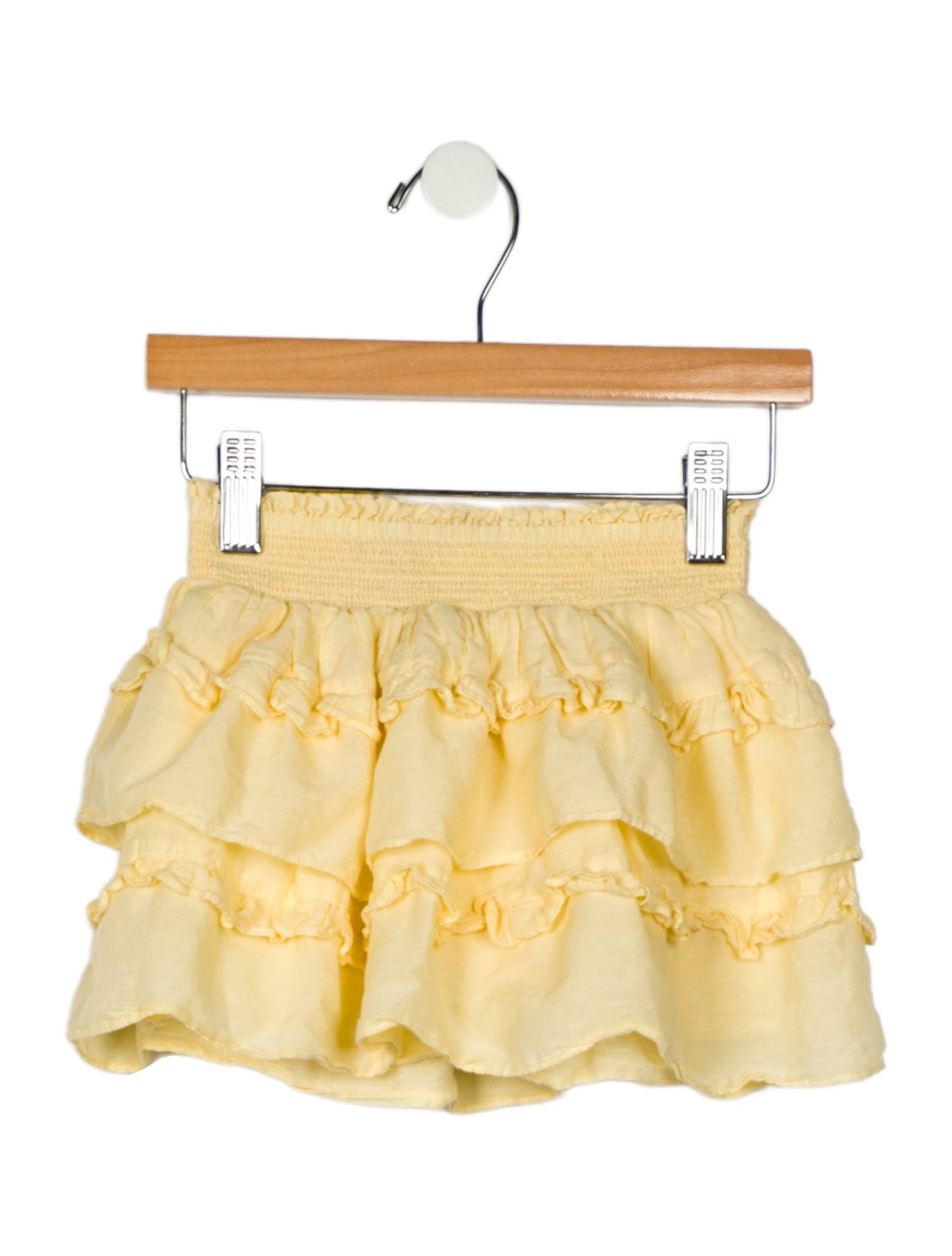LoveShackFancy Girls Ruffle Mini Skirt