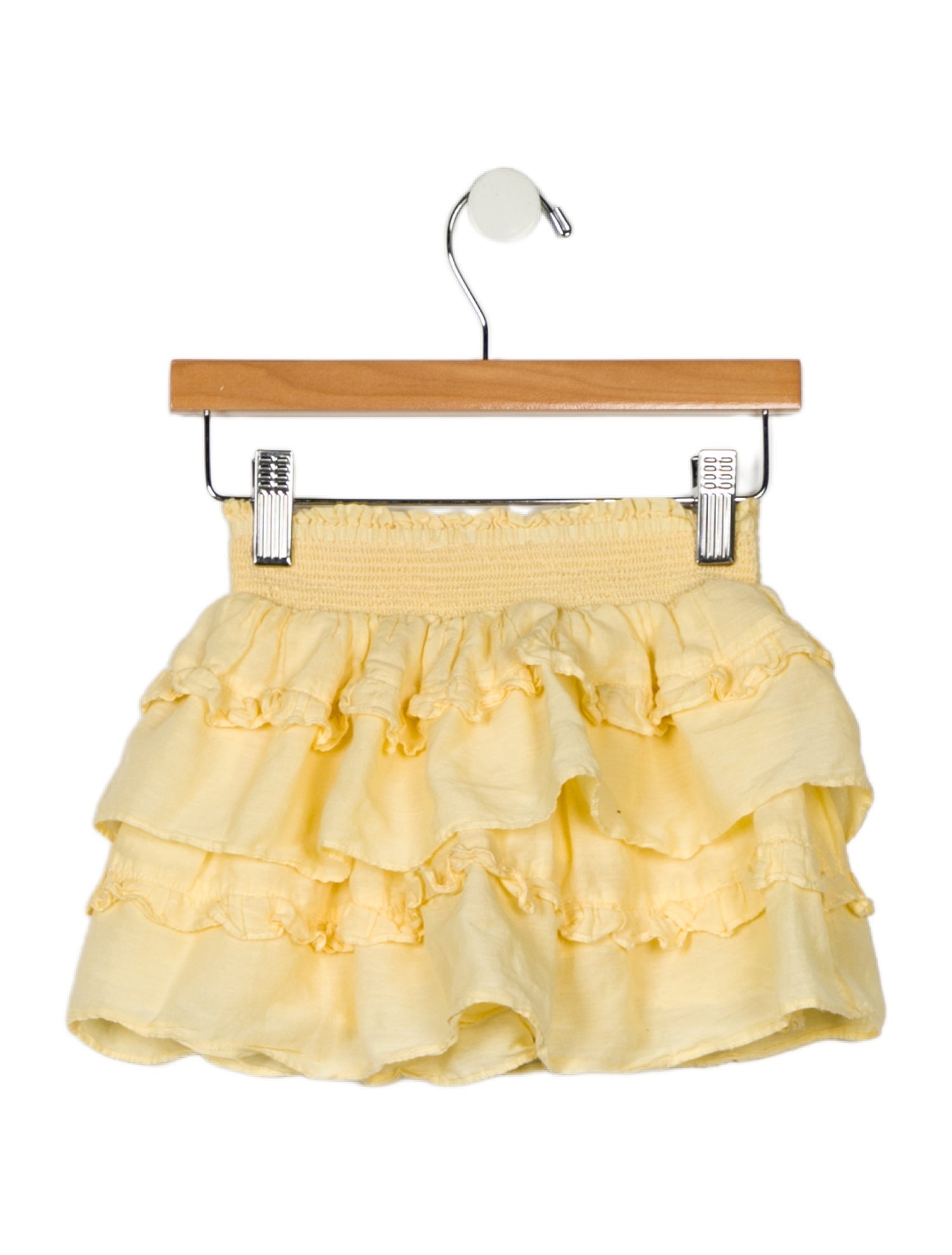 LoveShackFancy Girls Ruffle Mini Skirt