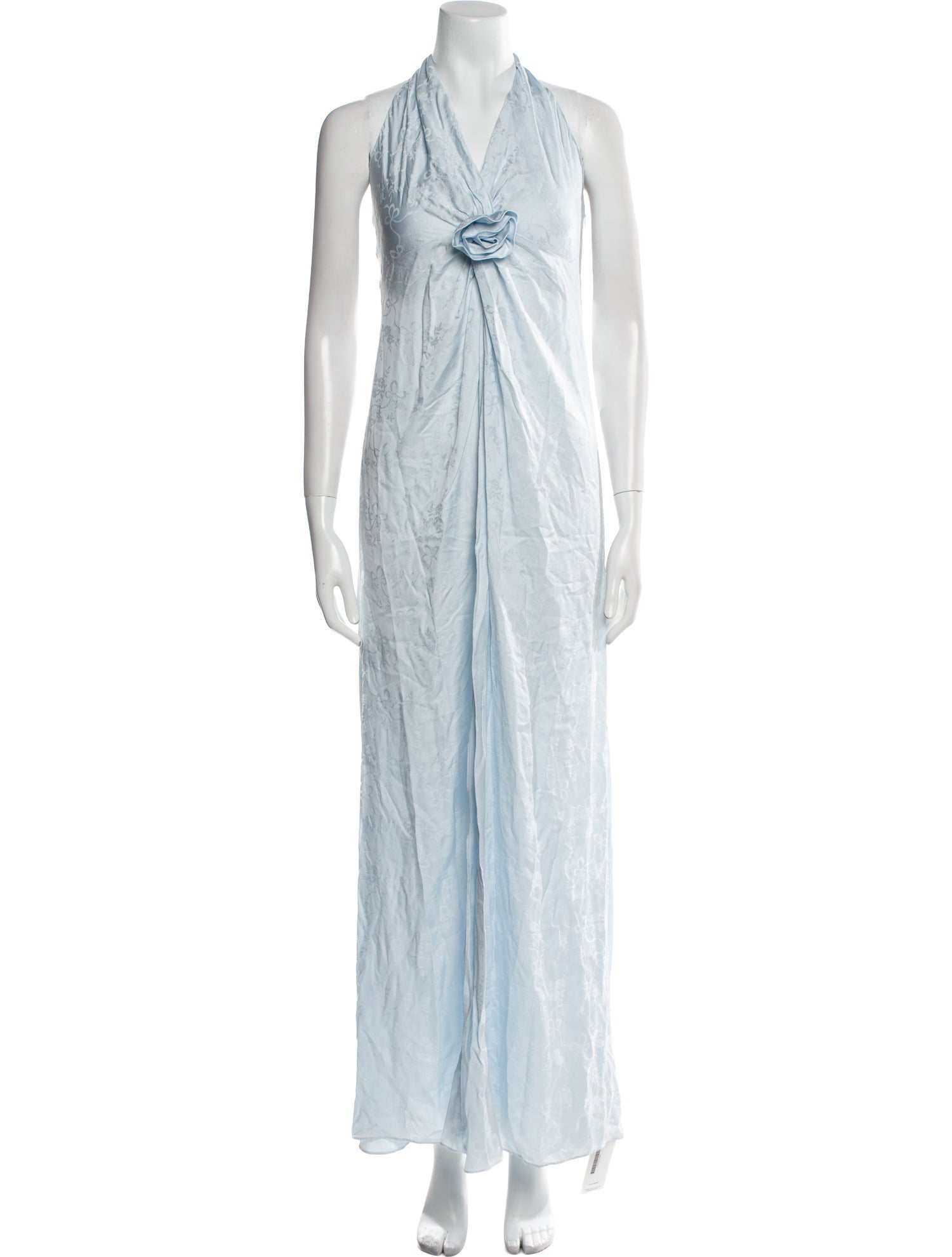 LoveShackFancy Halterneck Long Dress