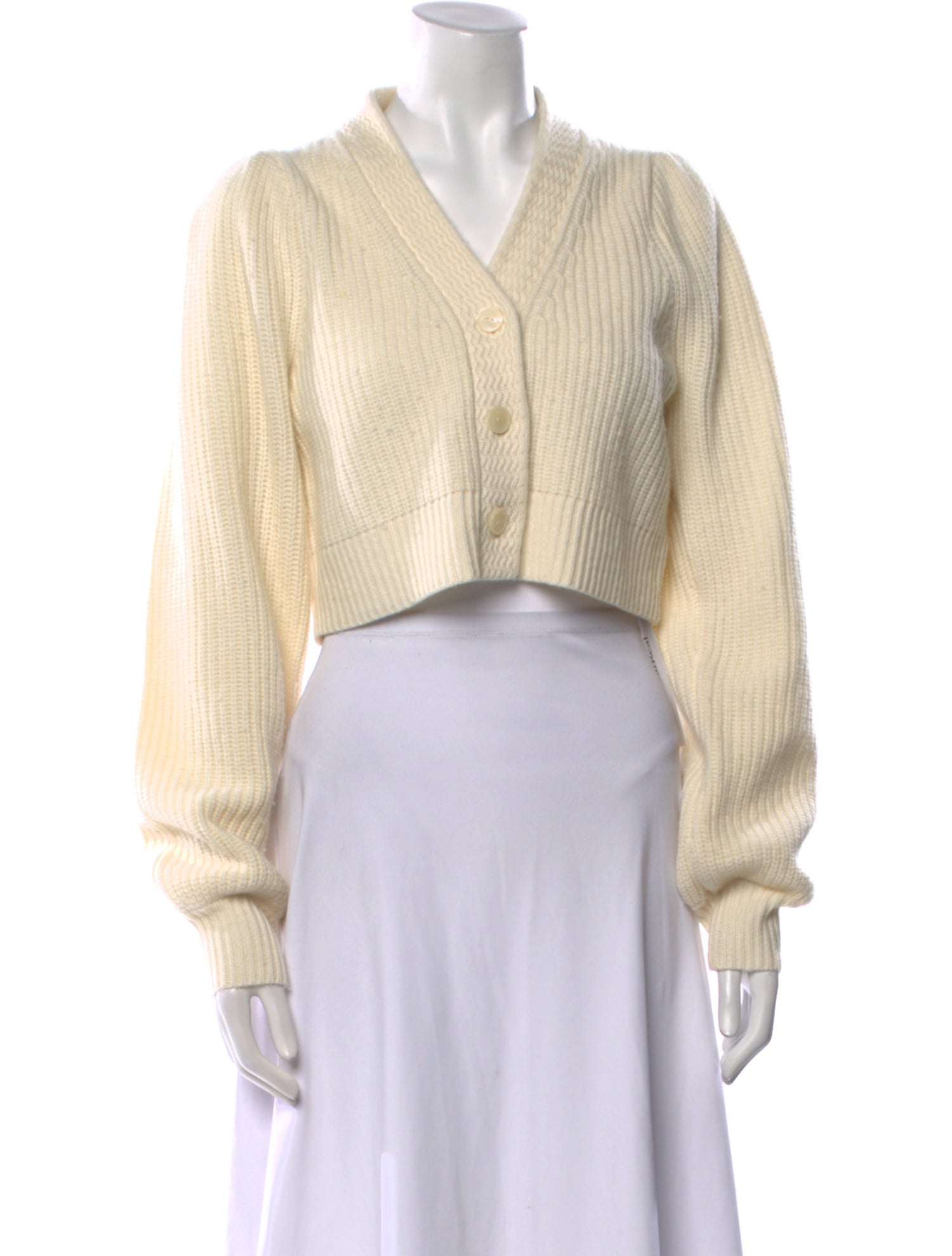 LoveShackFancy Wool V-Neck Sweater