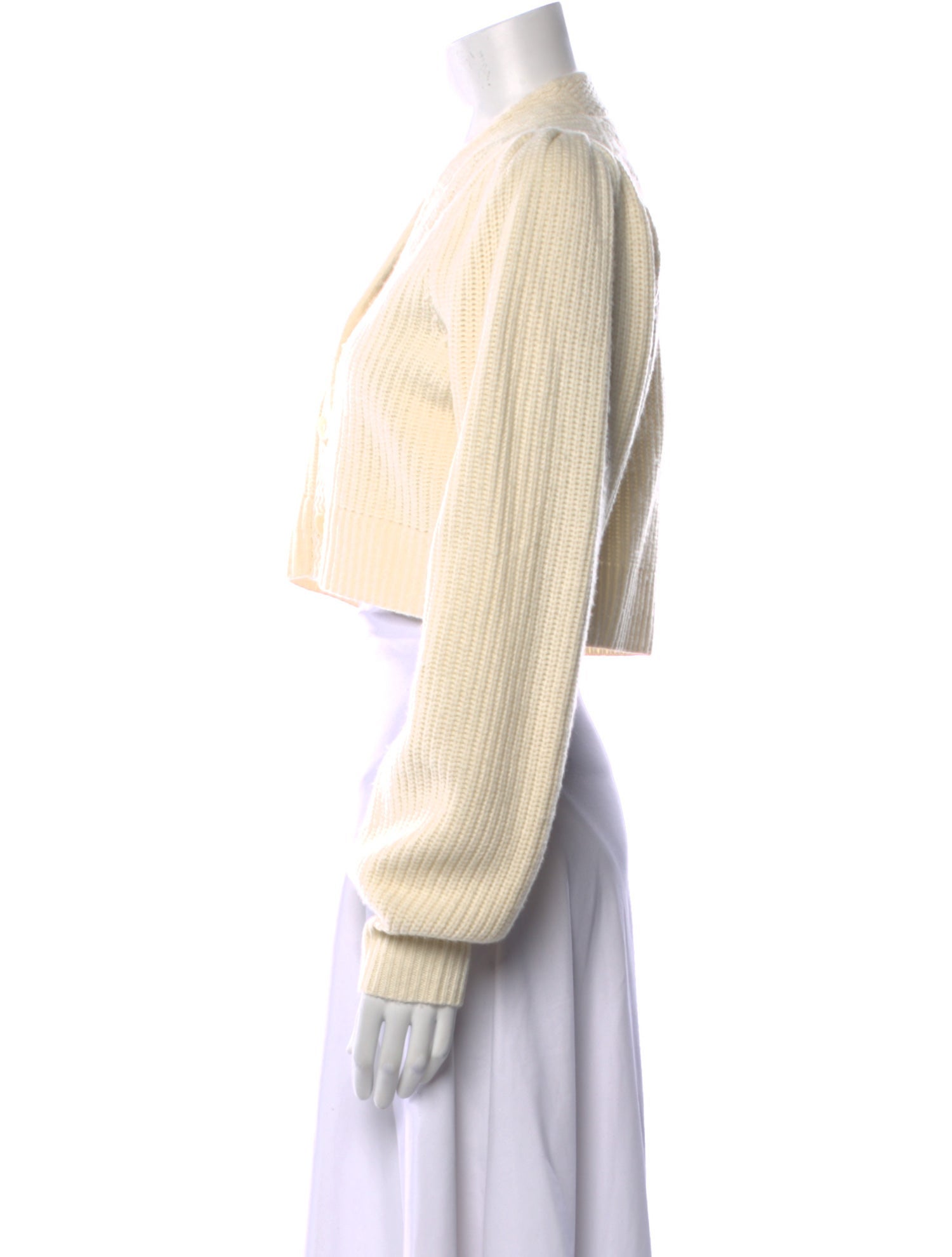 LoveShackFancy Wool V-Neck Sweater