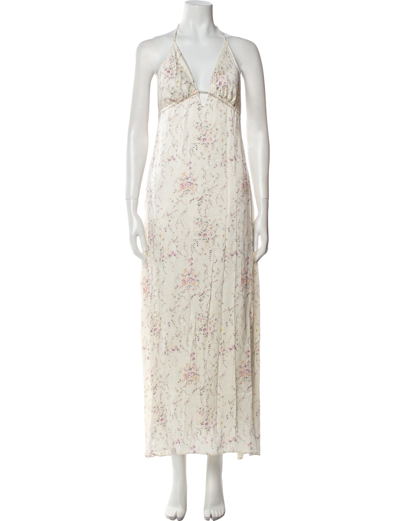 LoveShackFancy Silk Long Dress