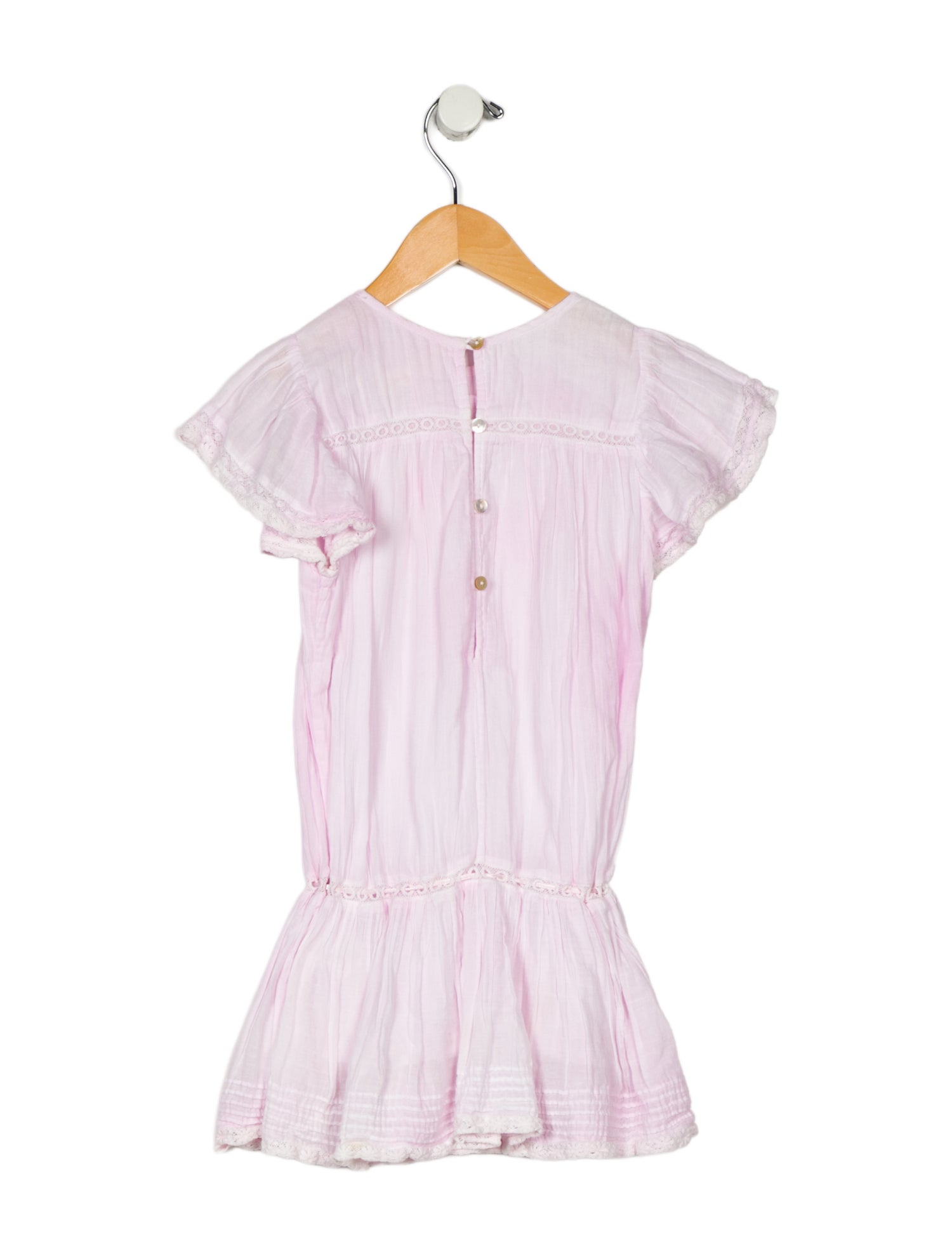 LoveShackFancy Girls Solid Casual Dress