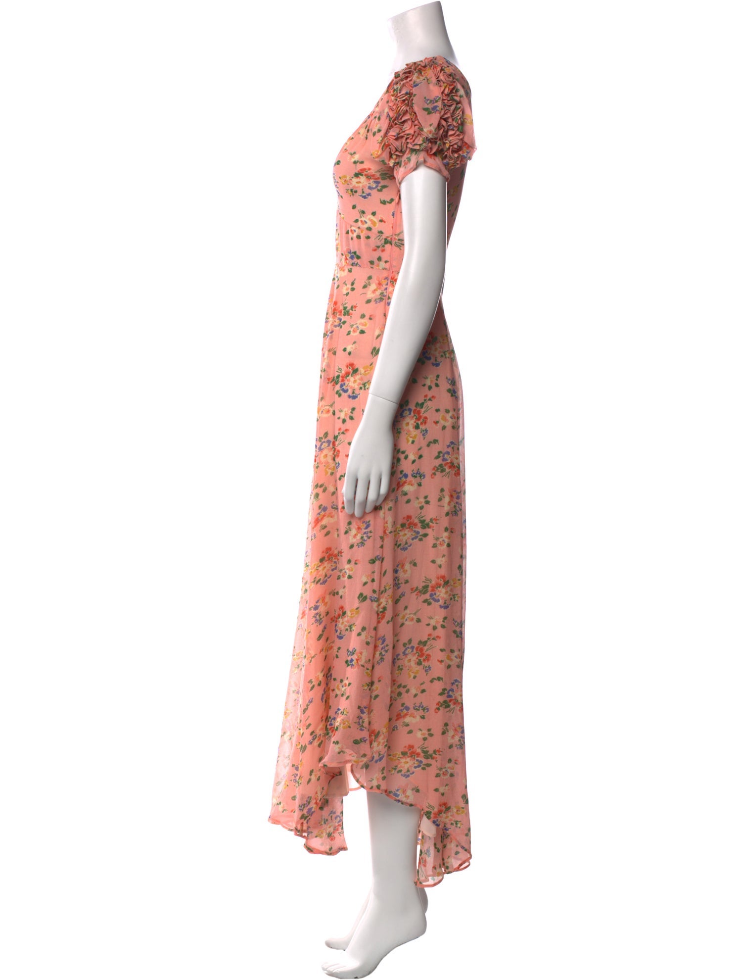 LoveShackFancy Silk Long Dress