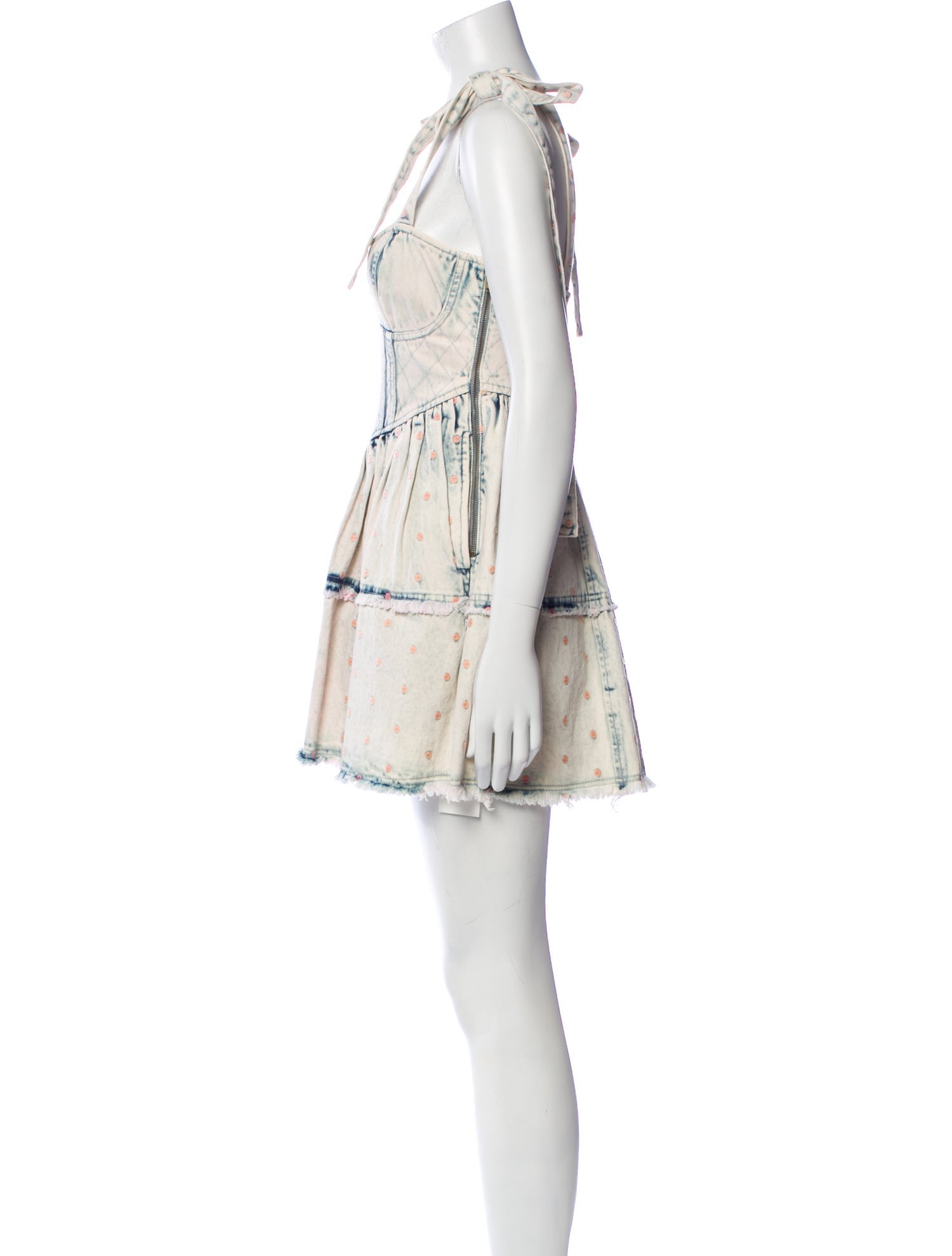 LoveShackFancy Printed Mini Dress