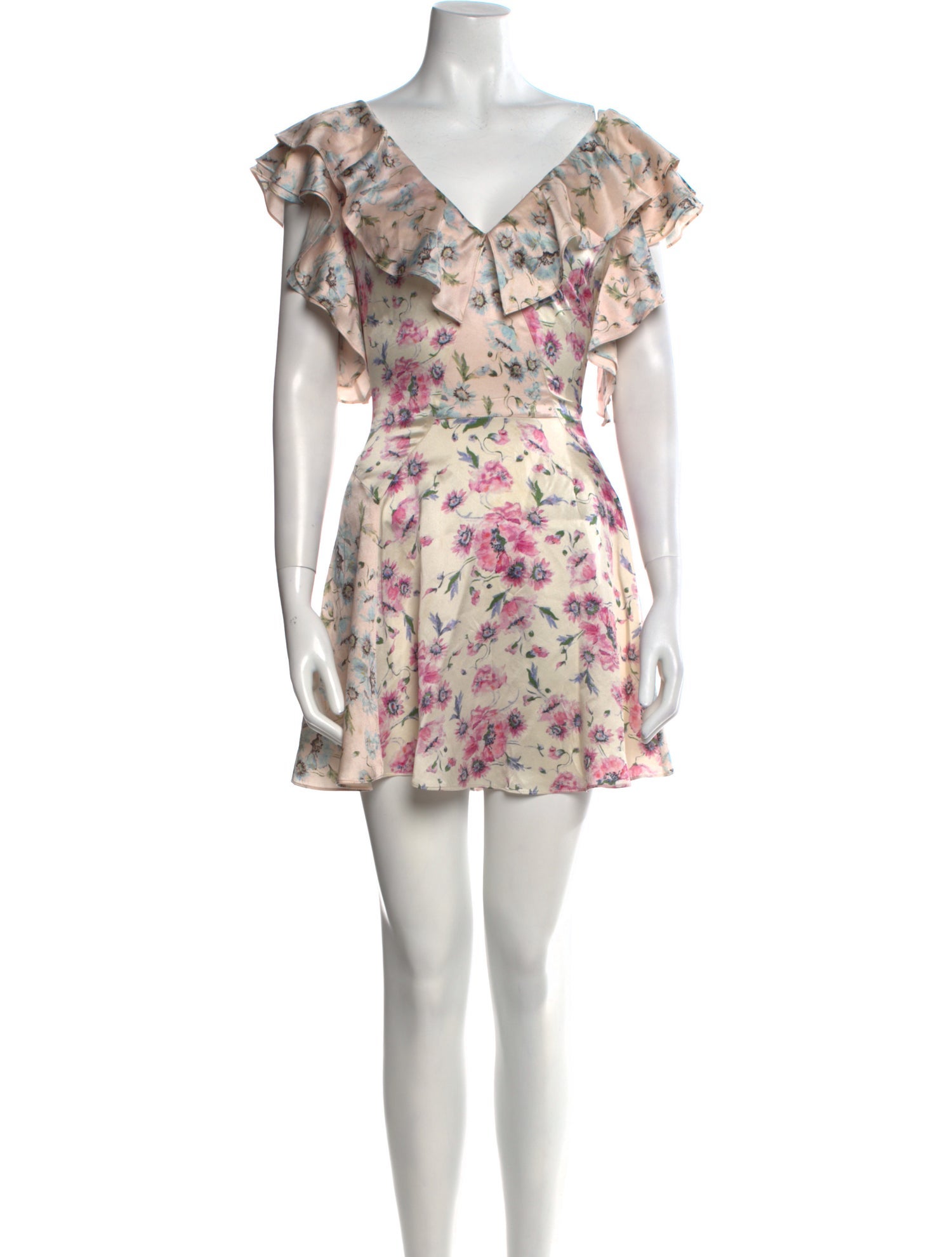 LoveShackFancy Silk Mini Dress