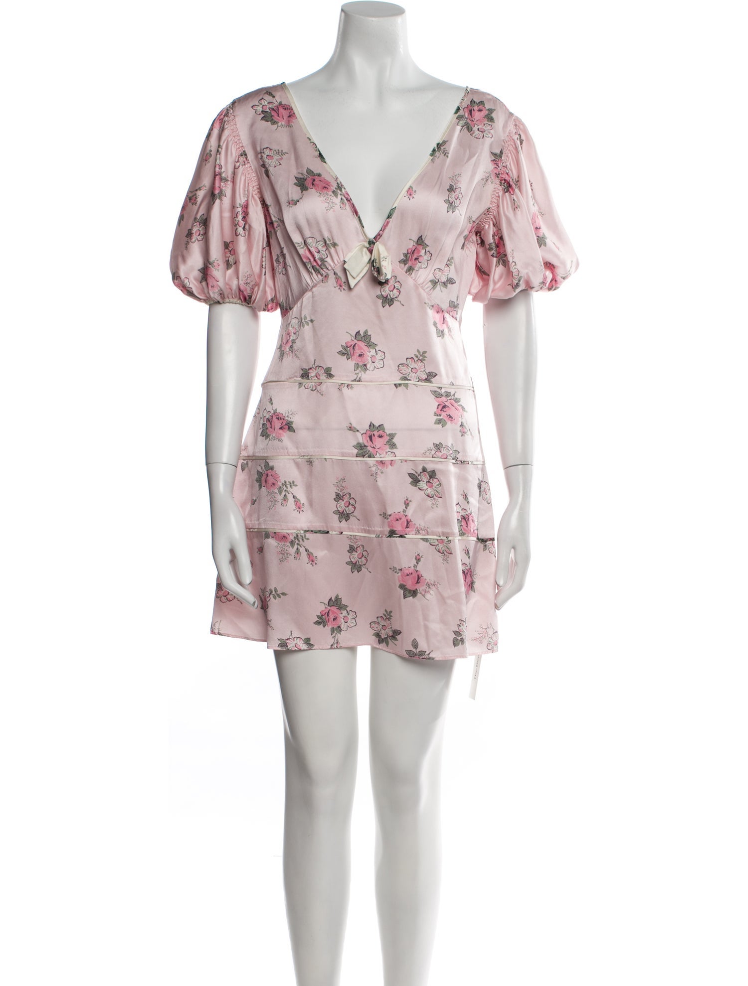 LoveShackFancy Silk Mini Dress