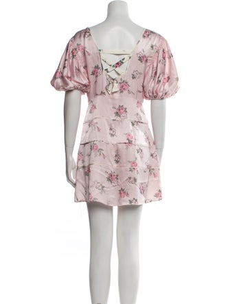 LoveShackFancy Silk Mini Dress