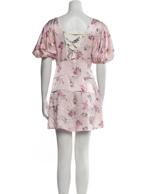 LoveShackFancy Silk Mini Dress