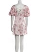 LoveShackFancy Silk Mini Dress
